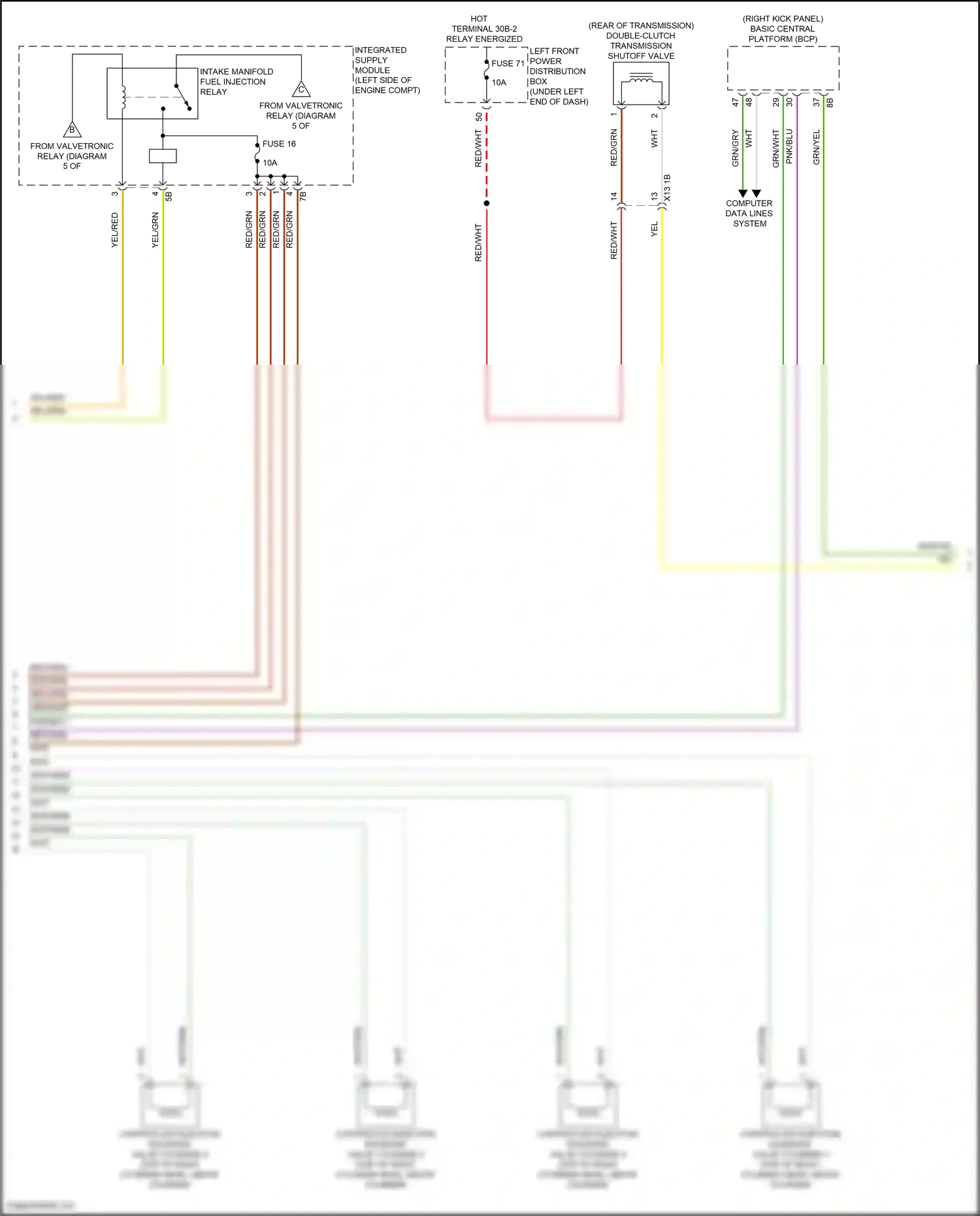 BMW X1 U11/U12 (2022-2024) computer data lines system wiring diagram  (66 of 67)