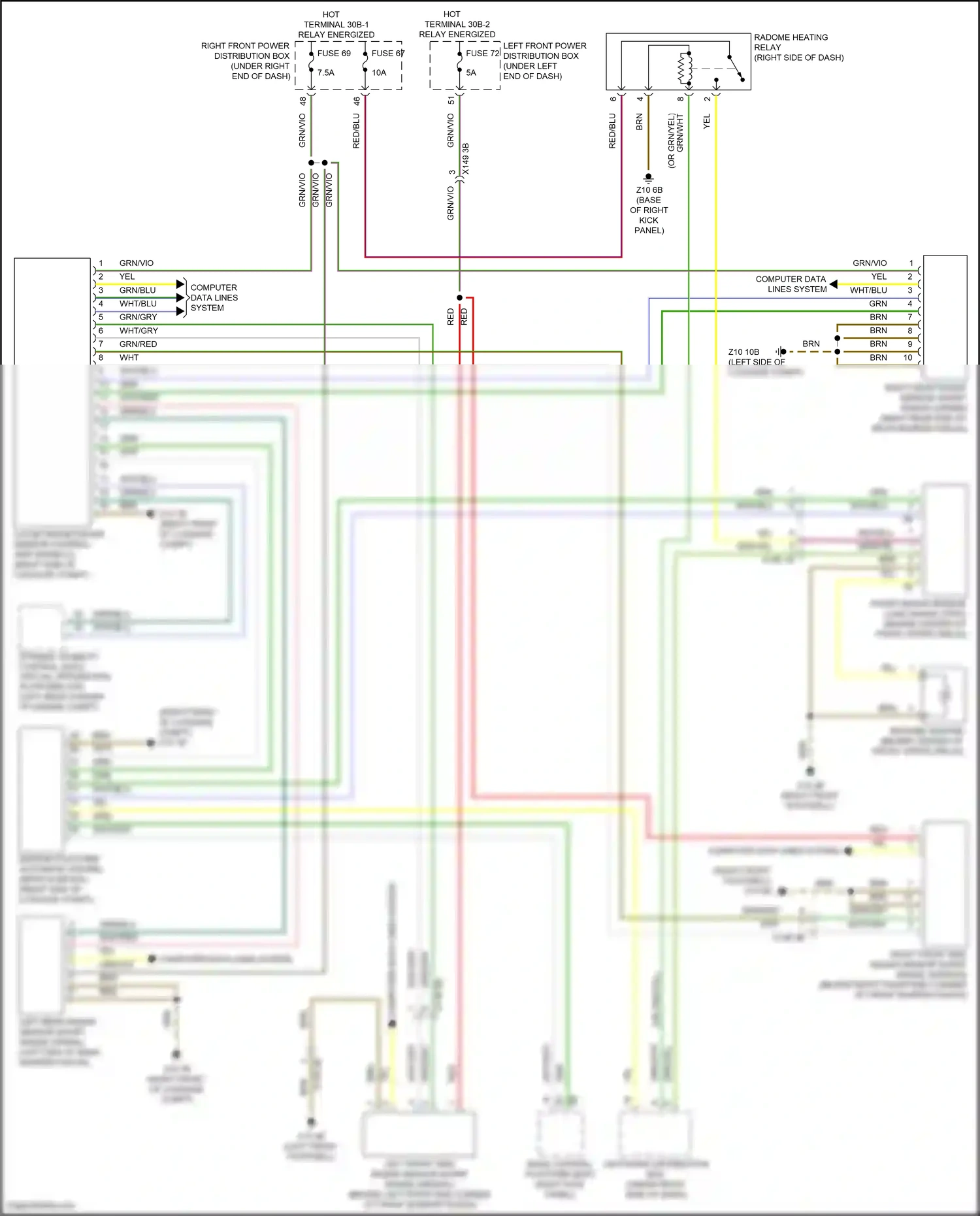 BMW X1 U11/U12 (2022-2024) computer data lines system wiring diagram  (44 of 67)