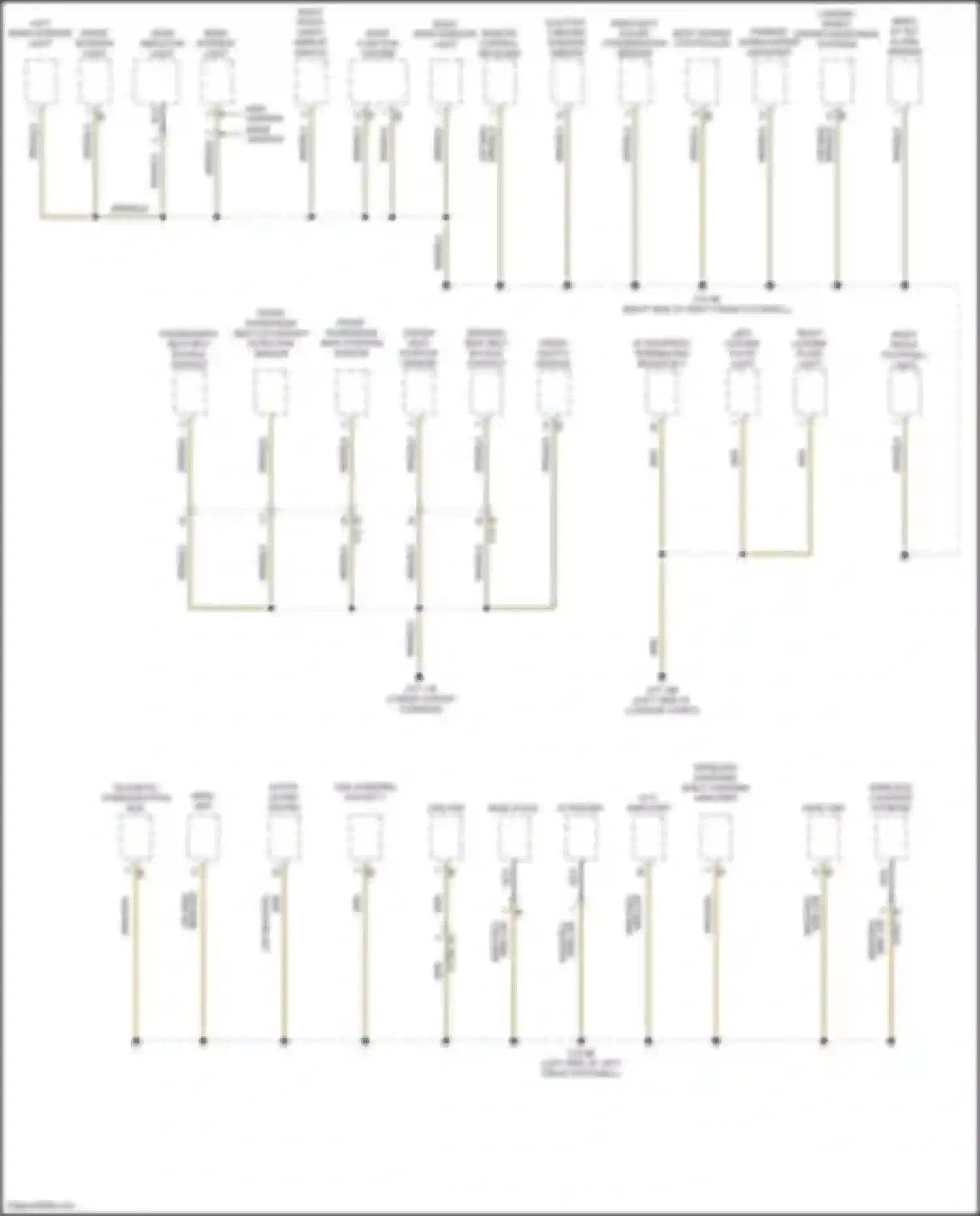 X2 BMW F39 (2017-2023): Ground distribution circuit (3 of 4)