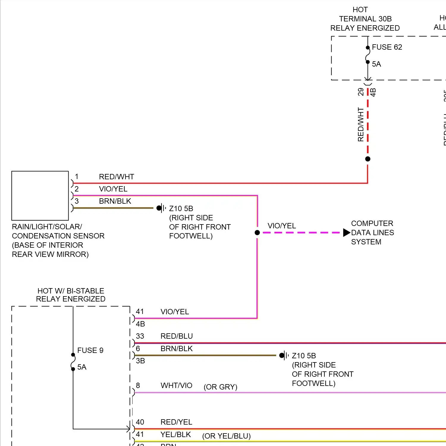 demo - Headlights circuit, w/o led headlamps (1 of 2) Headlights circuit, w/o led headlamps (1 of 2)