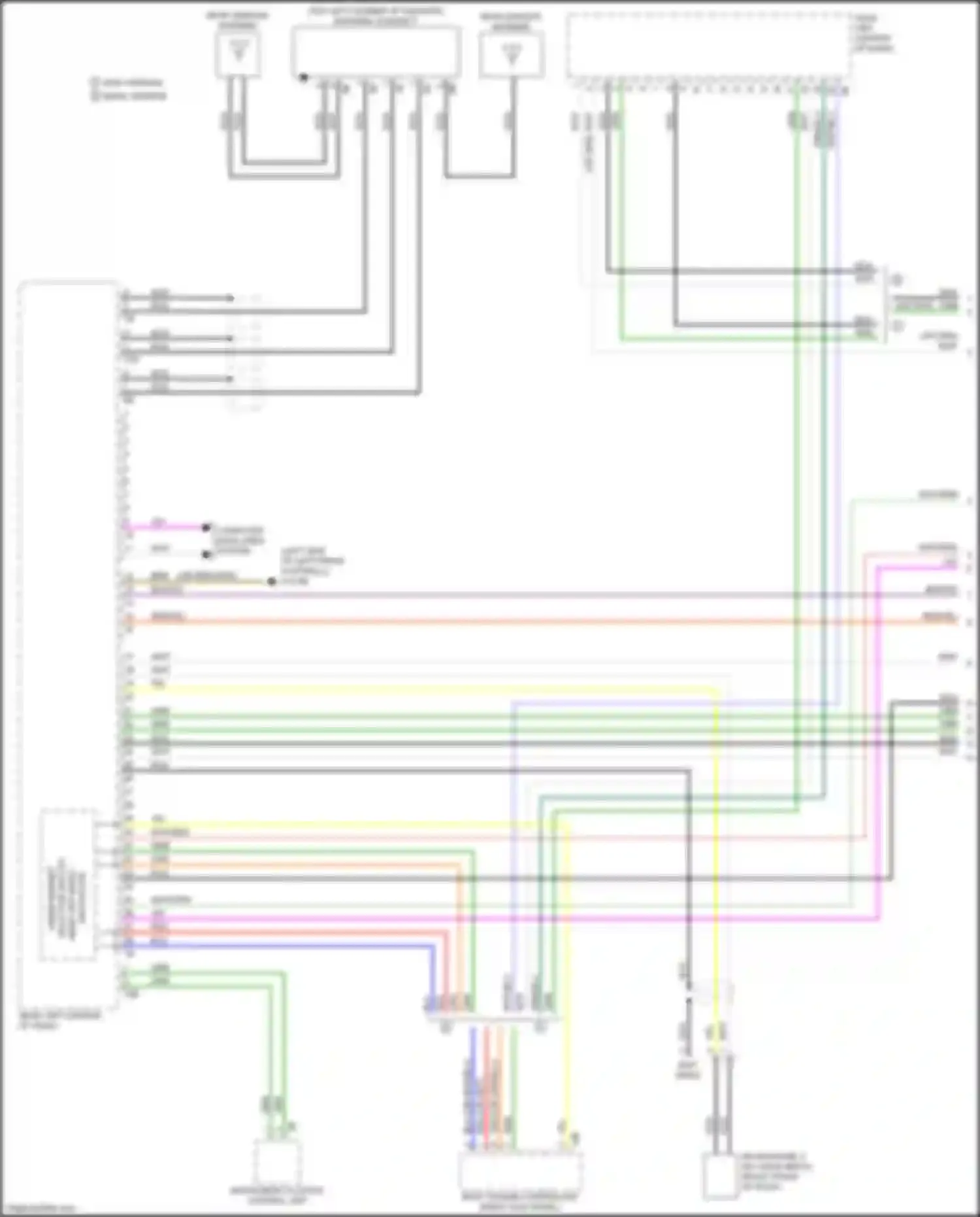 Car Wiring Diagrams for X2 BMW F39 (2017-2023): Hifi radio circuit, w/ active sound design (1 of 6)
