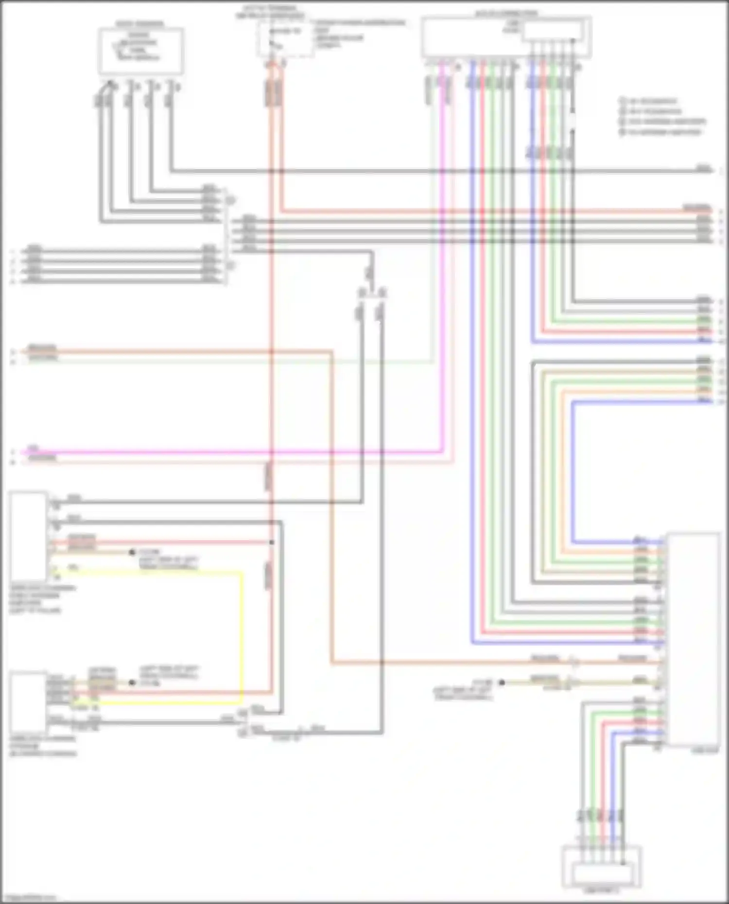Wiring diagram aux-in connection for BMW X2 F39 (2017-2023) (2 of 8)