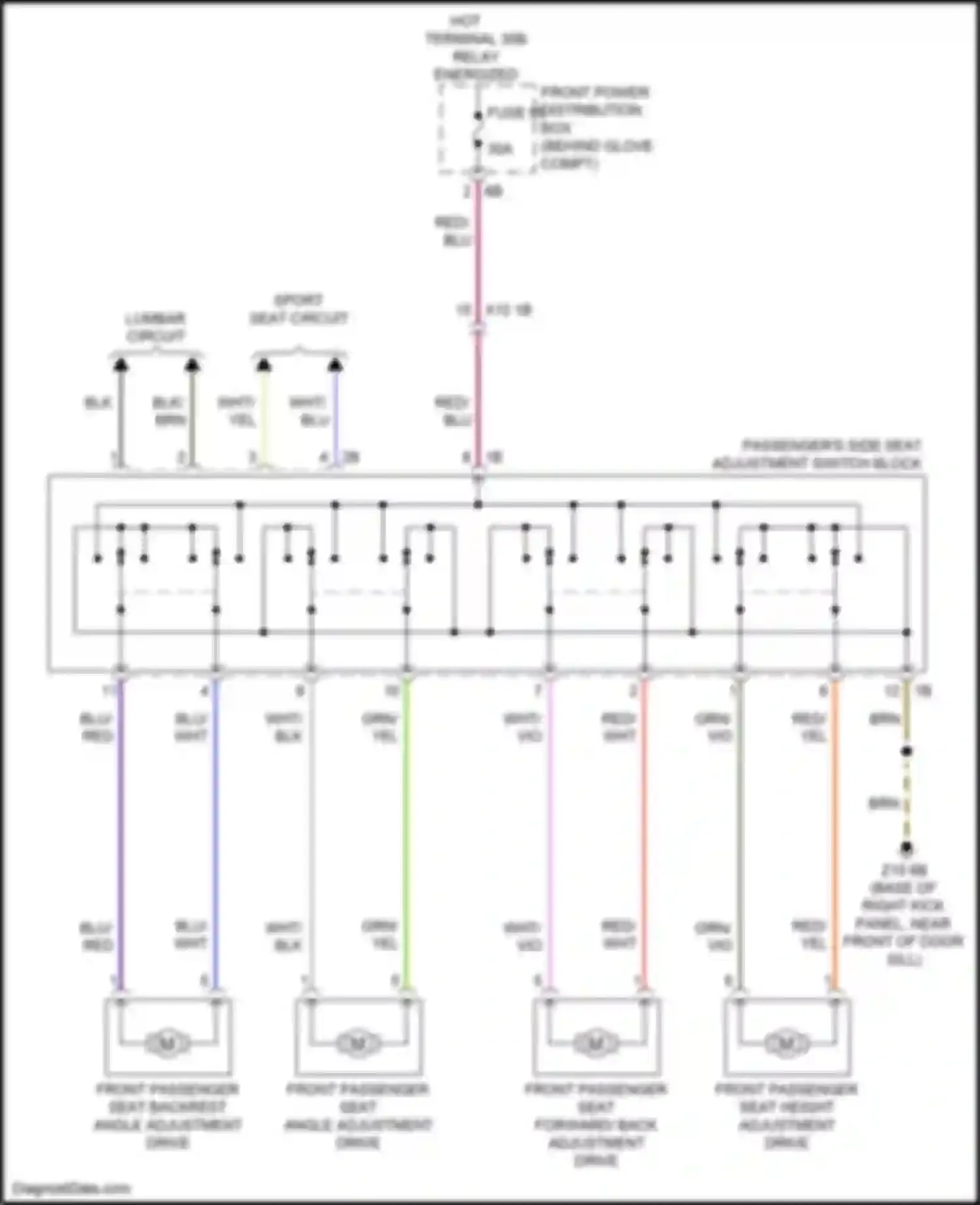 Wiring diagram blk for BMW X2 F39 (2017-2023) (29 of 64)
