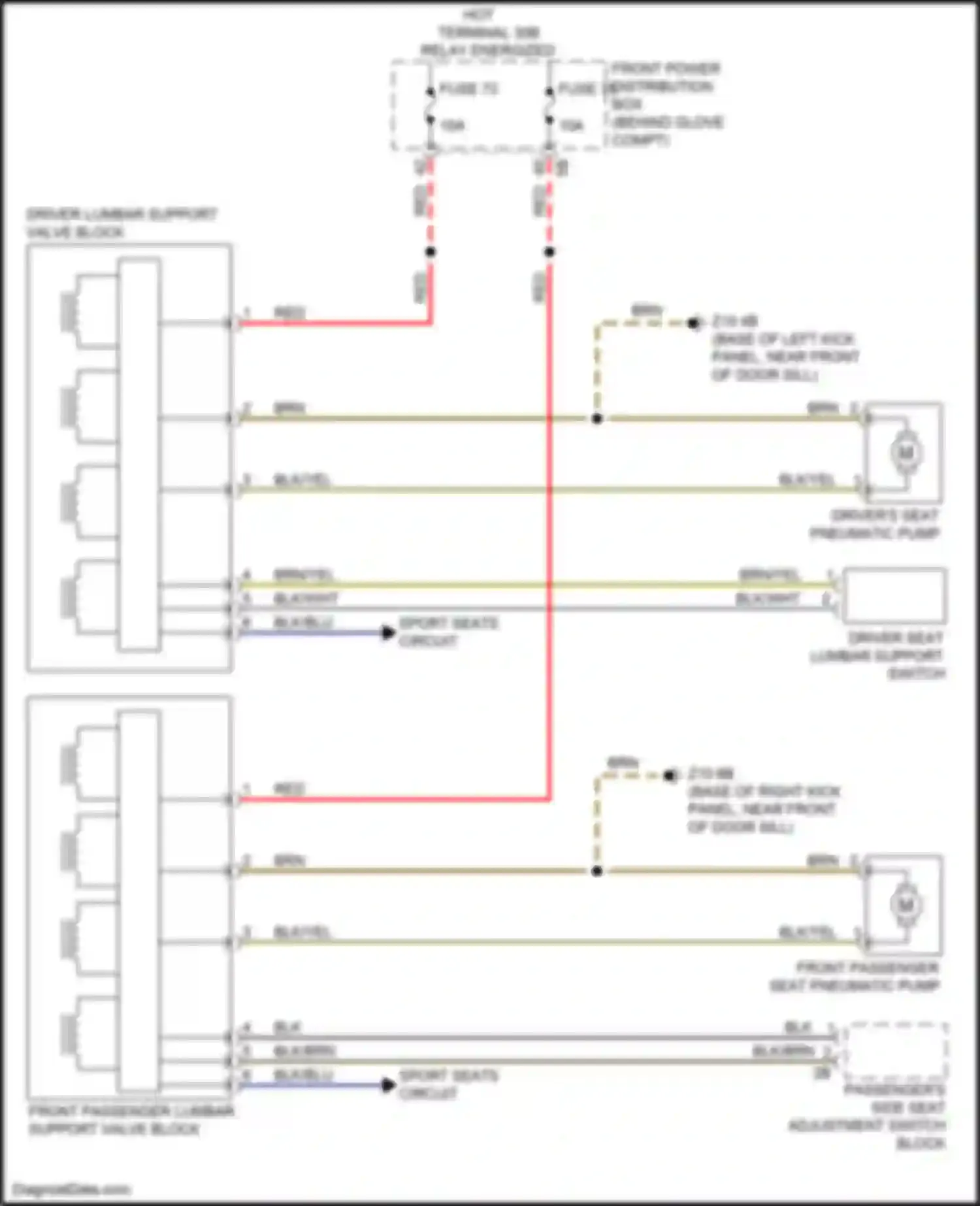 Wiring diagram blk/brn for BMW X2 F39 (2017-2023) (19 of 19)