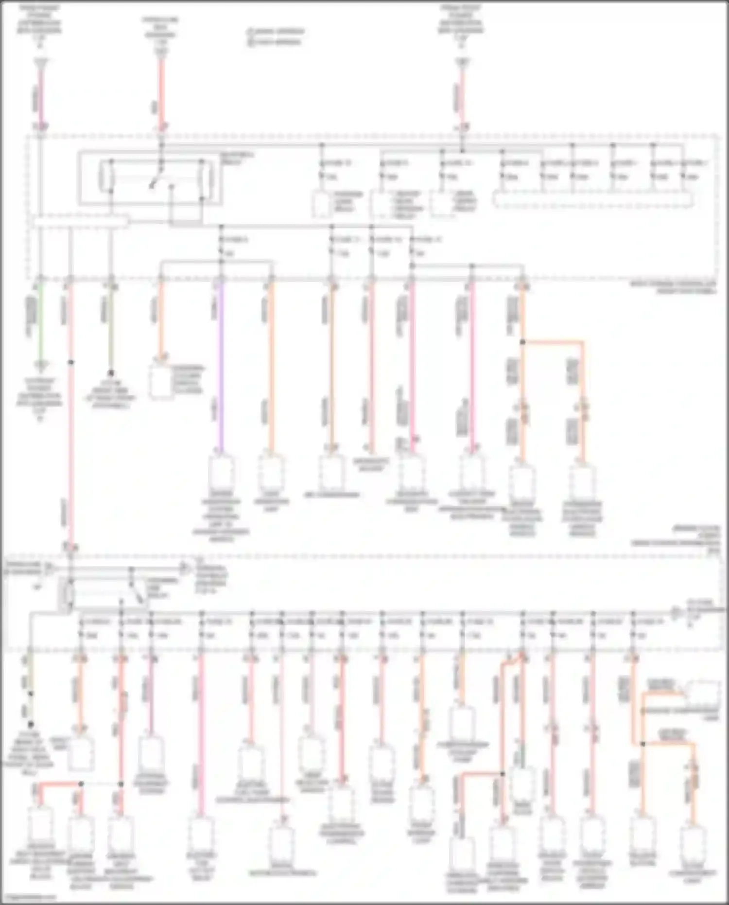 Wiring diagram driver assistance system operating unit w/ hazard warning switch for BMW X2 F39 (2017-2023) (3 of 3)