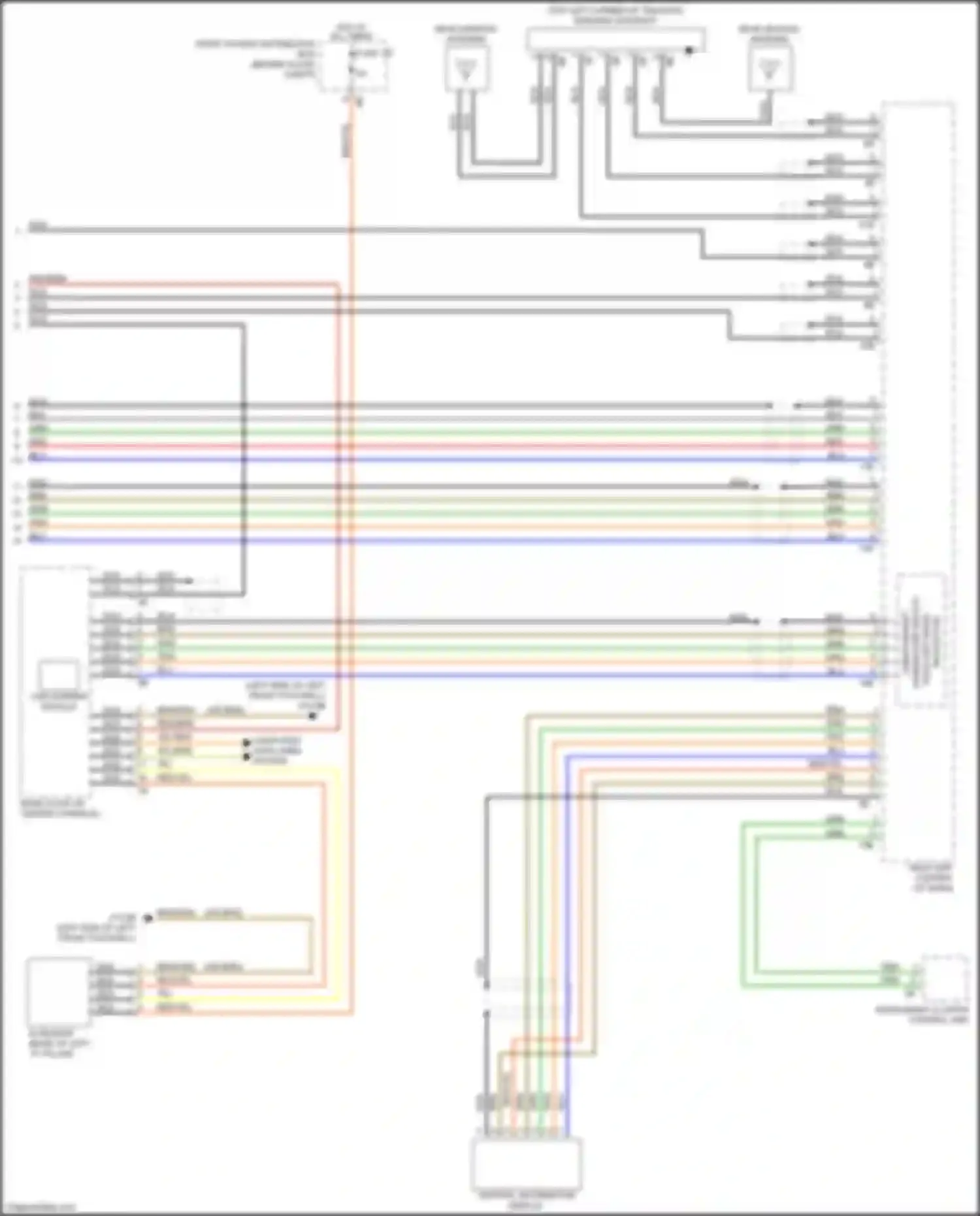 Wiring diagram front power distribution box for BMW X2 F39 (2017-2023) (37 of 80)