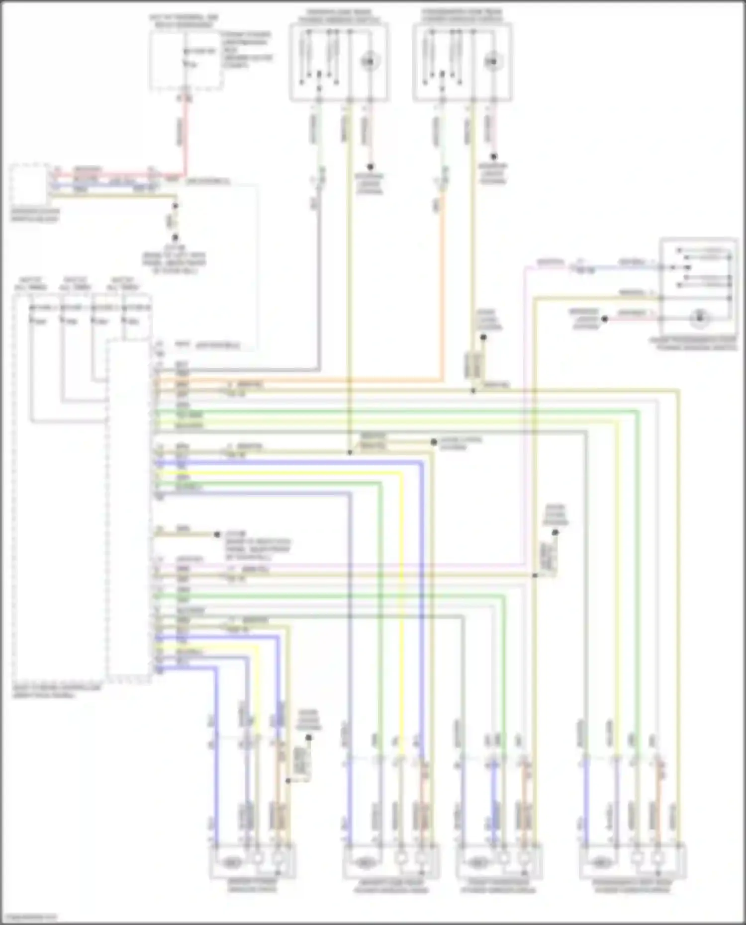 Wiring diagram fuse 4 for BMW X2 F39 (2017-2023) (2 of 3)