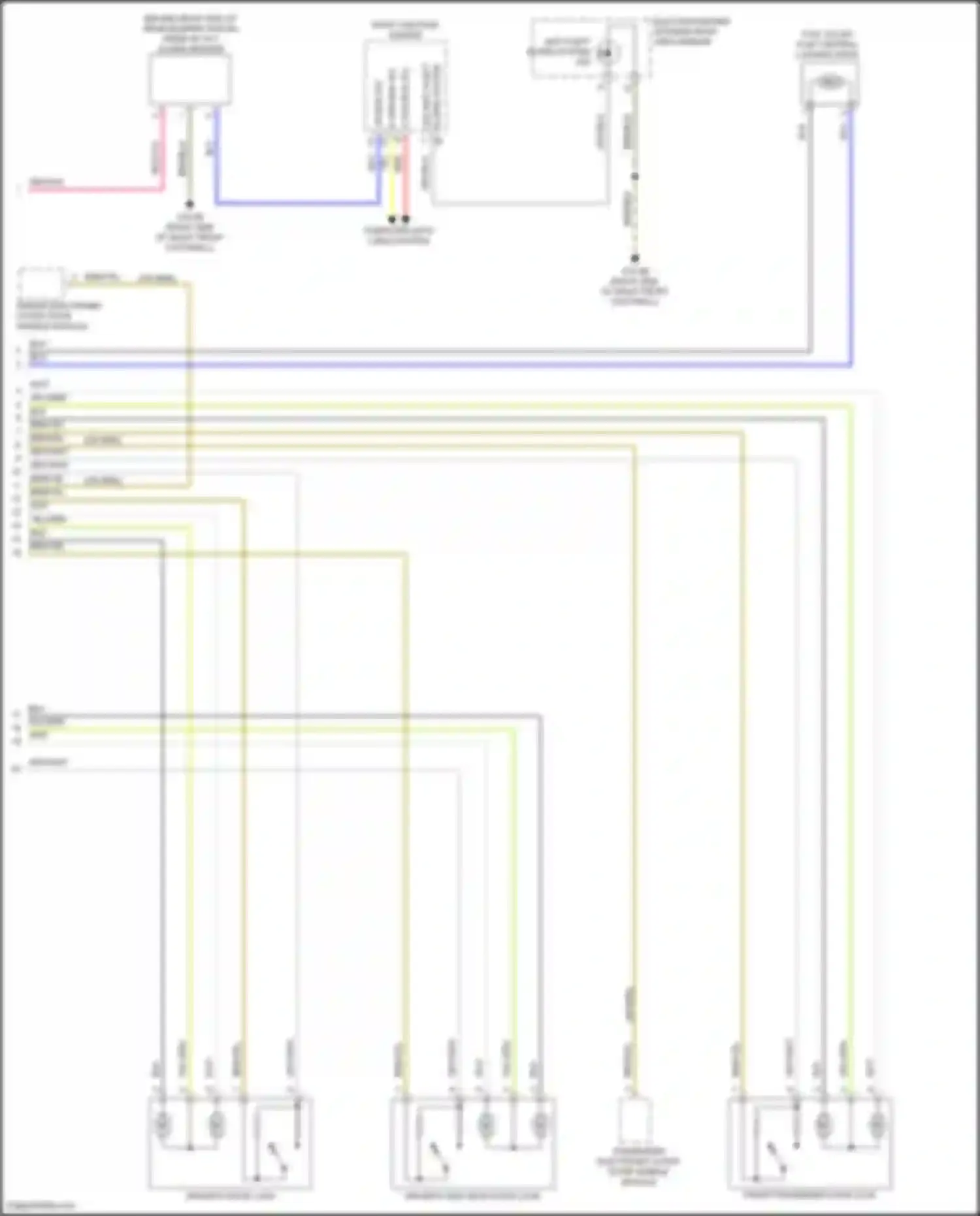Wiring diagram lin bus sig for BMW X2 F39 (2017-2023) (9 of 10)