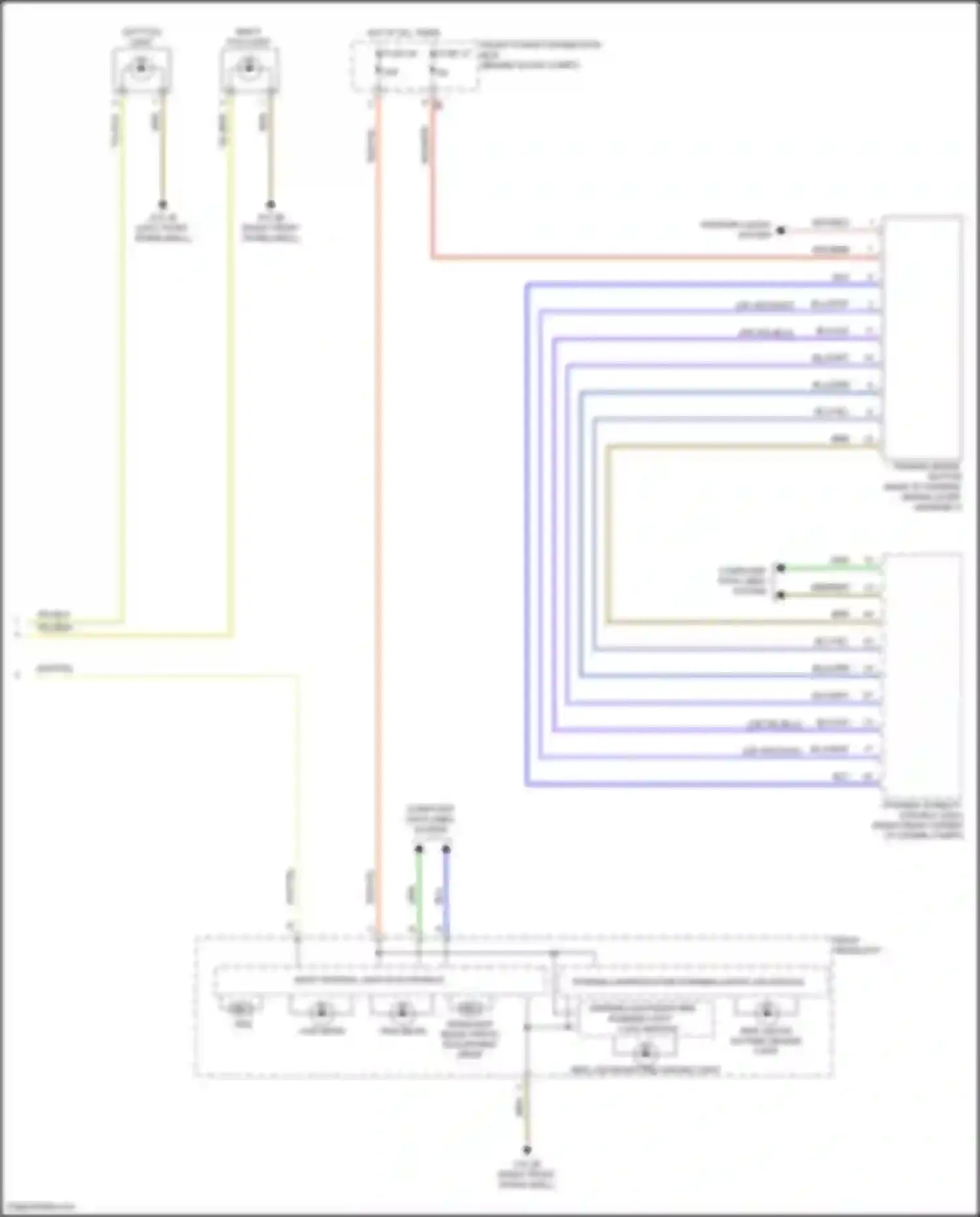 Wiring diagram low beam for BMW X2 F39 (2017-2023) (2 of 4)