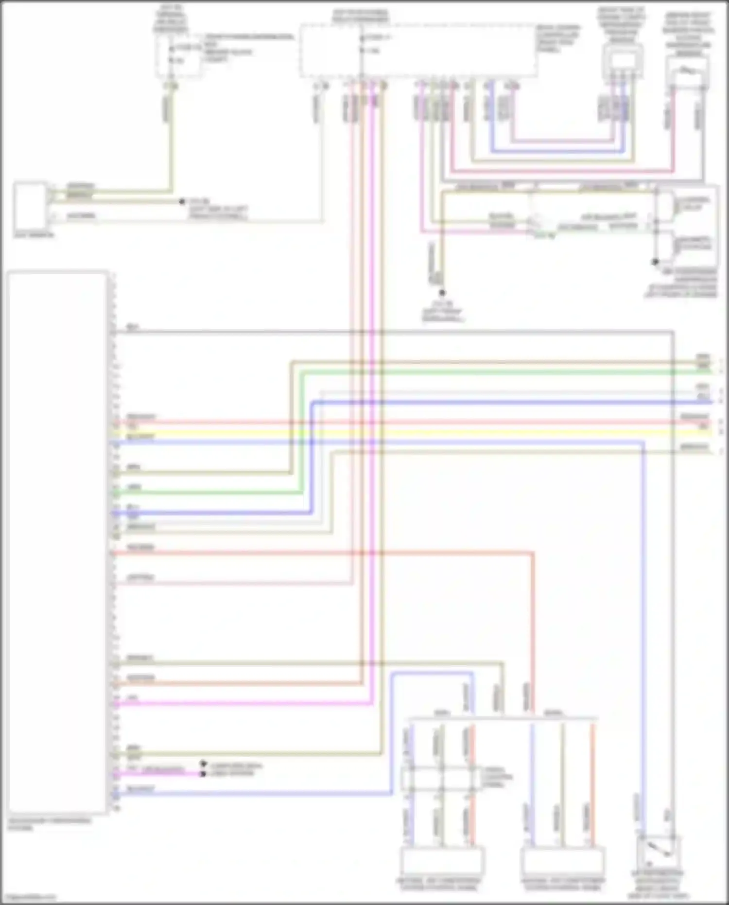 Wiring diagram outside temperature sensor for BMW X2 F39 (2017-2023) (1 of 3)