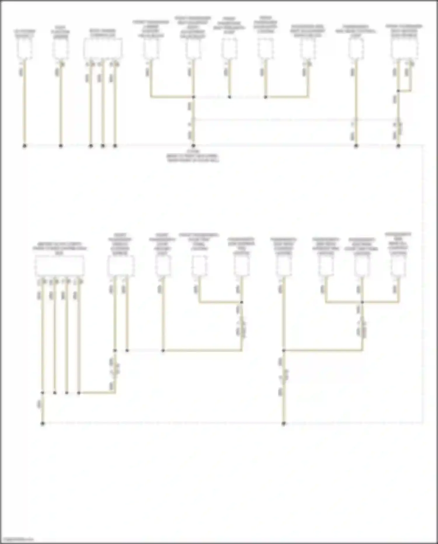 Wiring diagram passenger's side rear sill courtesy lighting for BMW X2 F39 (2017-2023) (1 of 1)