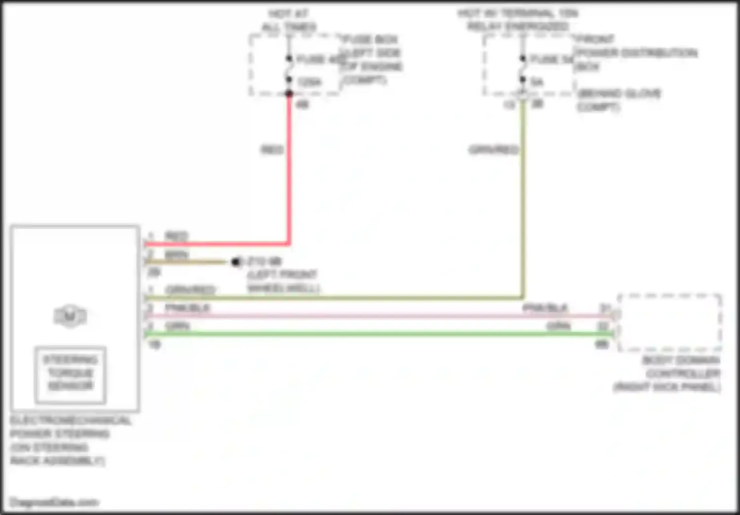 Wiring diagram relay energized for BMW X2 F39 (2017-2023) (21 of 25)