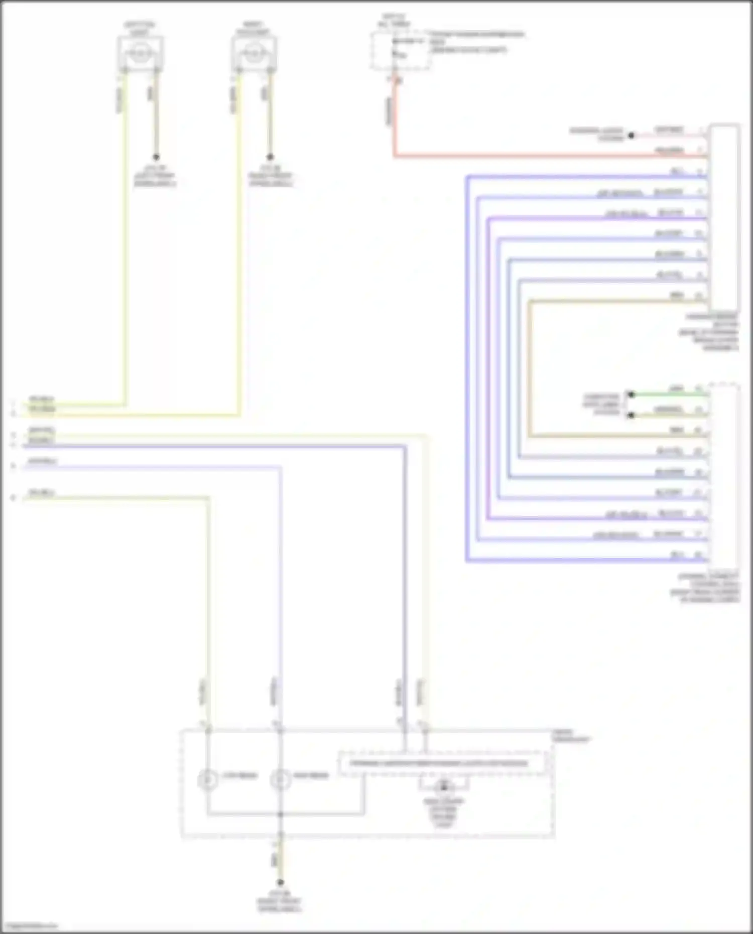 Wiring diagram yel/brn for BMW X2 F39 (2017-2023) (7 of 35)