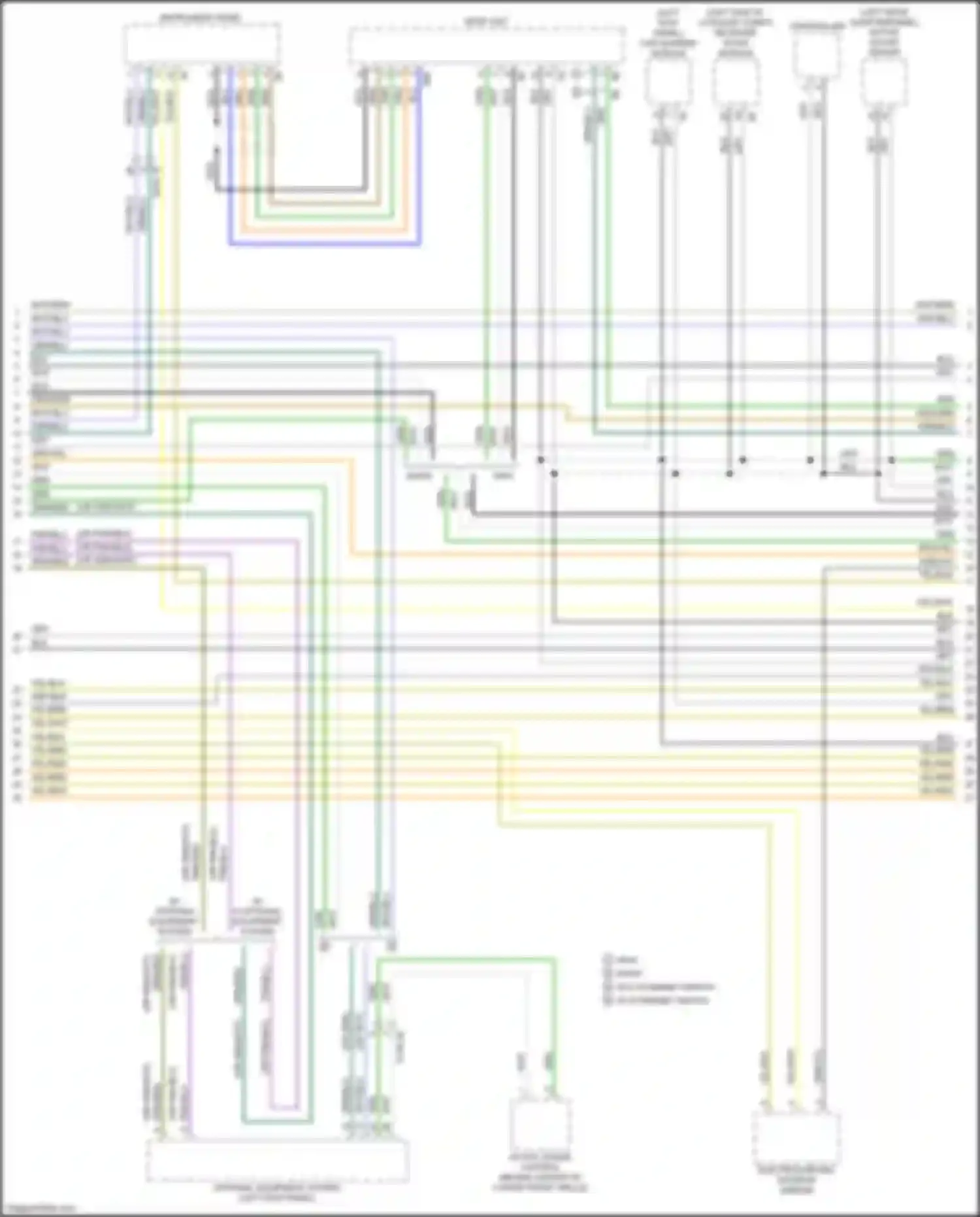 X3 M BMW F97 facelift (2021-2024): Computer data lines circuit (4 of 9)