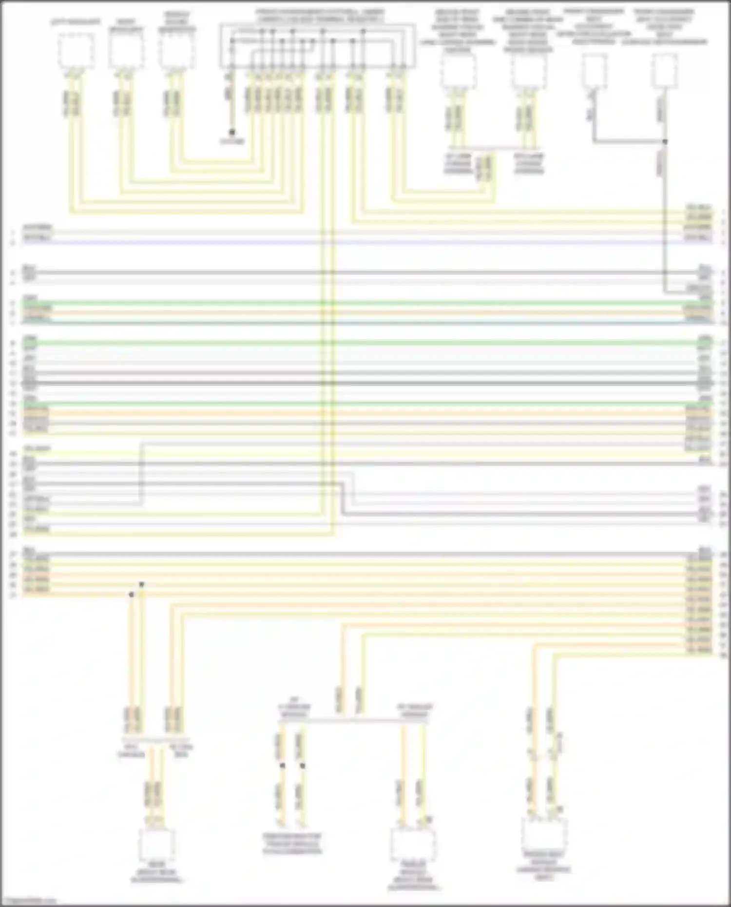X3 M BMW F97 facelift (2021-2024): Computer data lines circuit (5 of 9)