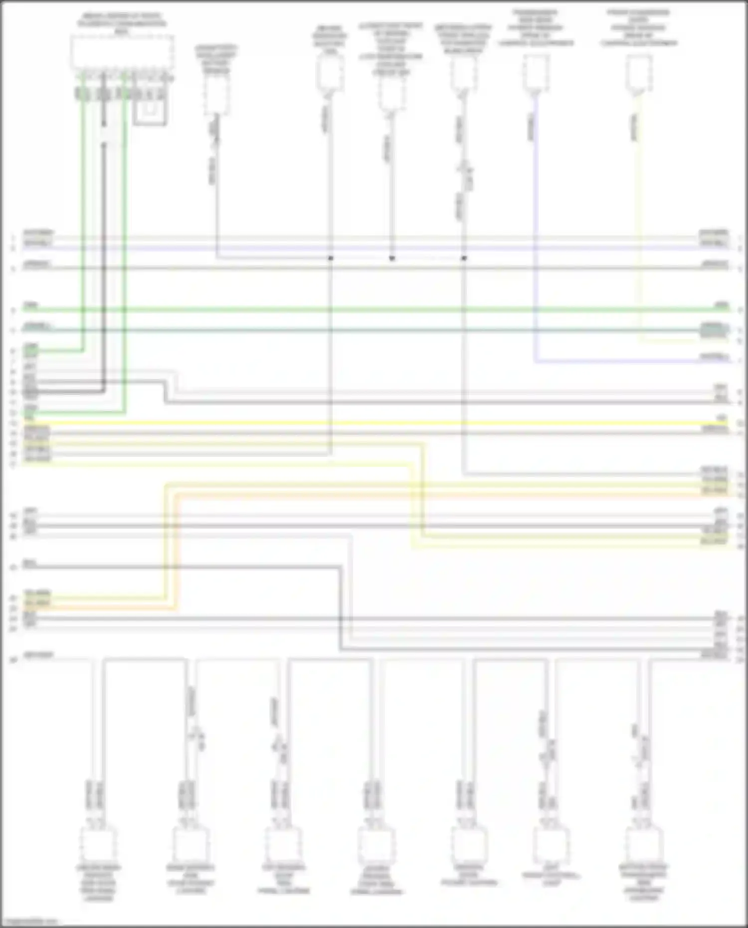 X3 M BMW F97 facelift (2021-2024): Computer data lines circuit (7 of 9)