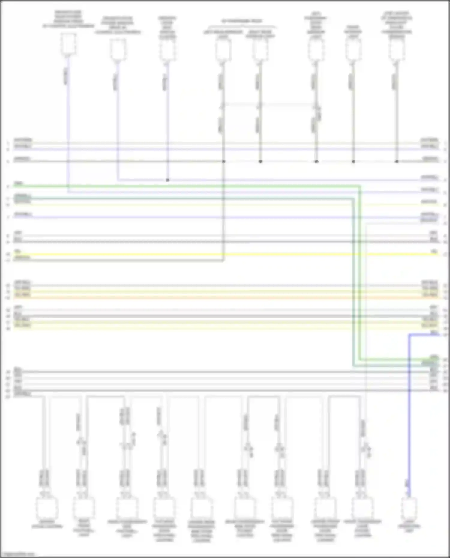 X3 M BMW F97 facelift (2021-2024): Computer data lines circuit (8 of 9)