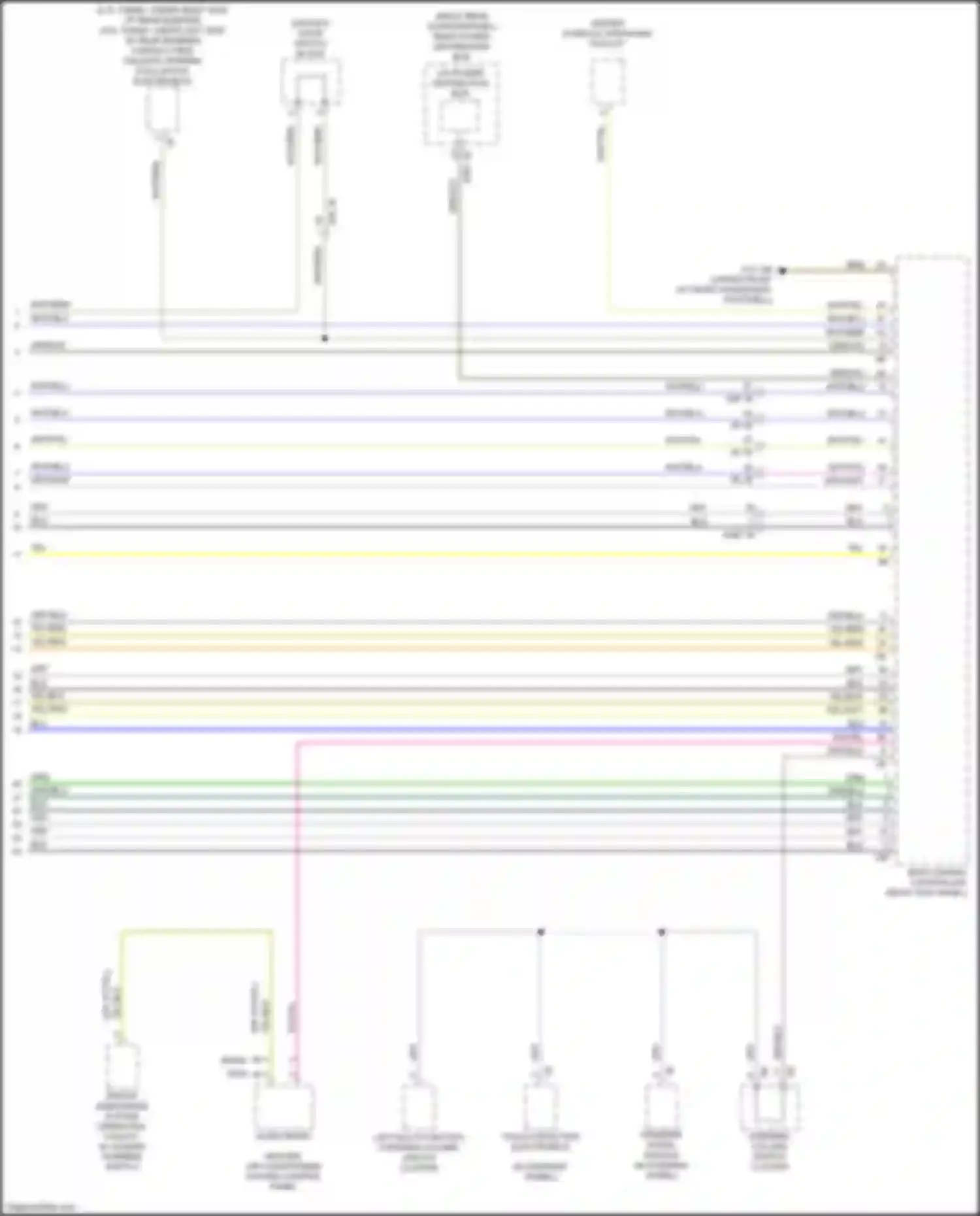 X3 M BMW F97 facelift (2021-2024): Computer data lines circuit (9 of 9)