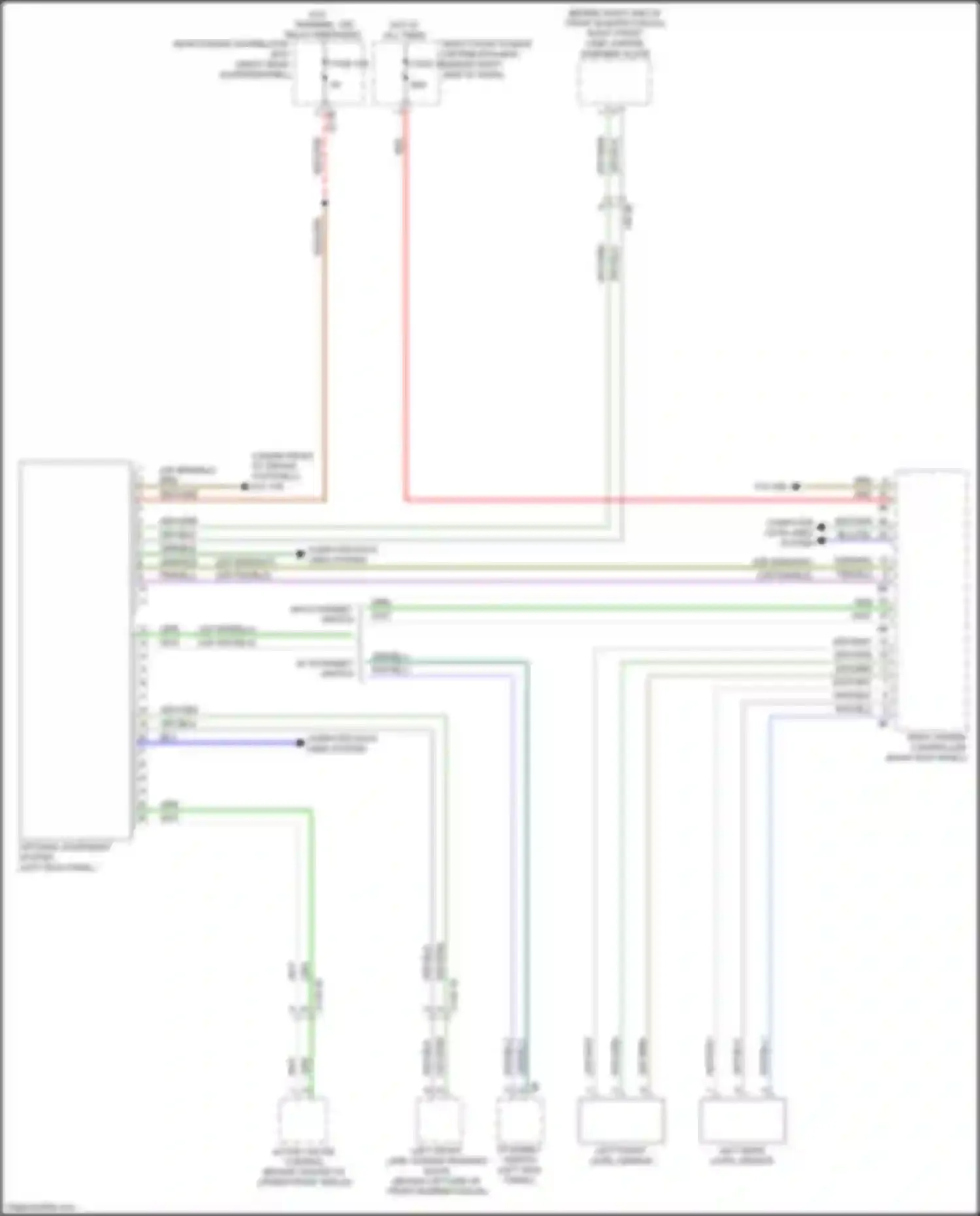 X3 M BMW F97 facelift (2021-2024): Air suspension circuit