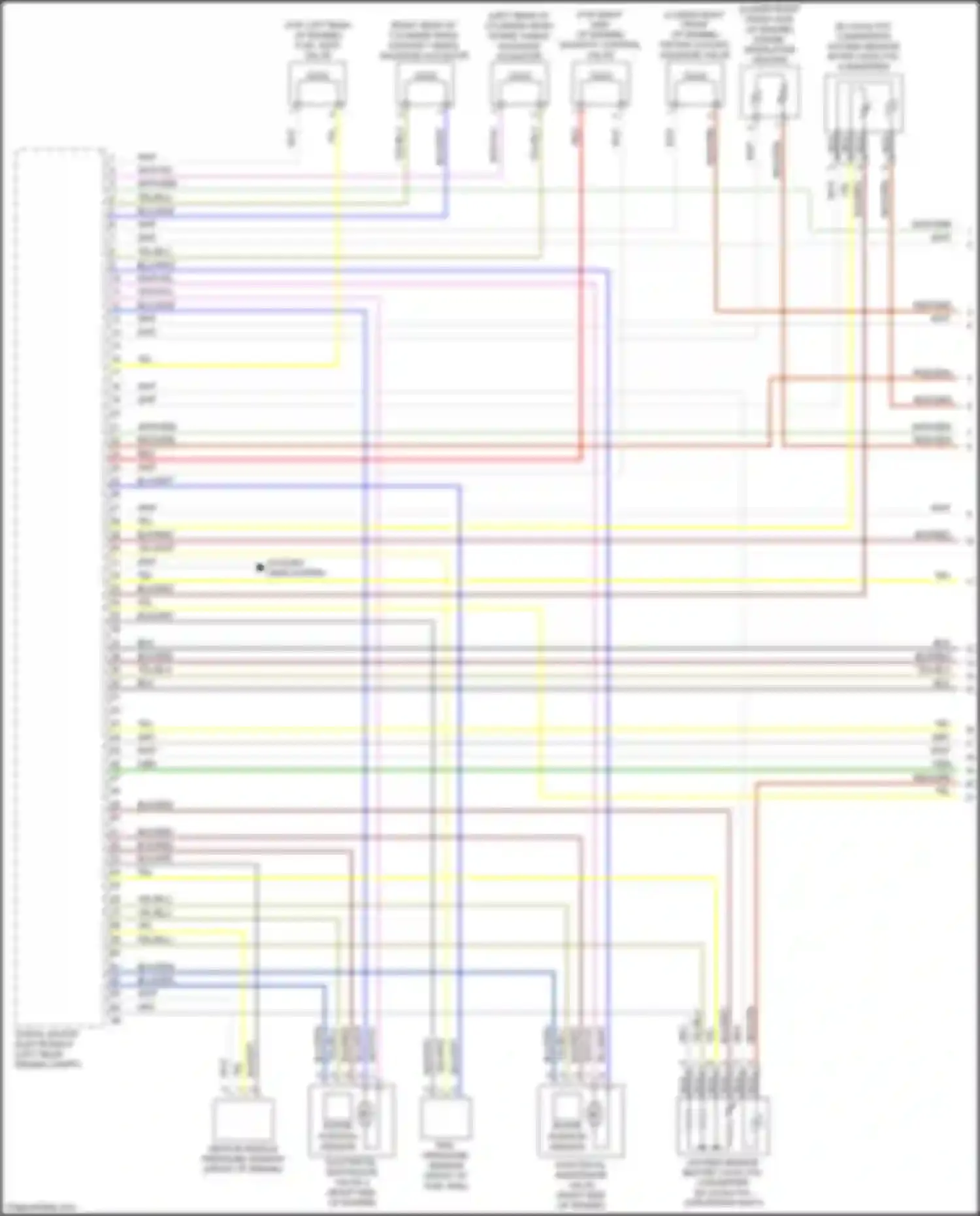 X3 M BMW F97 facelift (2021-2024): Wiring diagram engine performance 3.0l turbo (1 of 7)