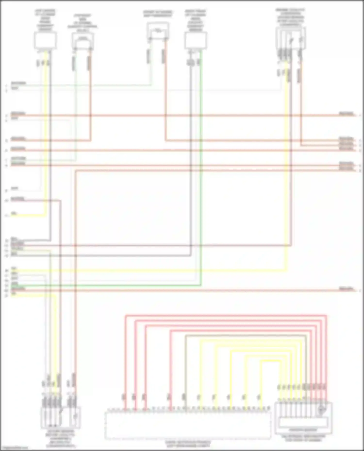 X3 M BMW F97 facelift (2021-2024): Wiring diagram engine performance 3.0l turbo (2 of 7)