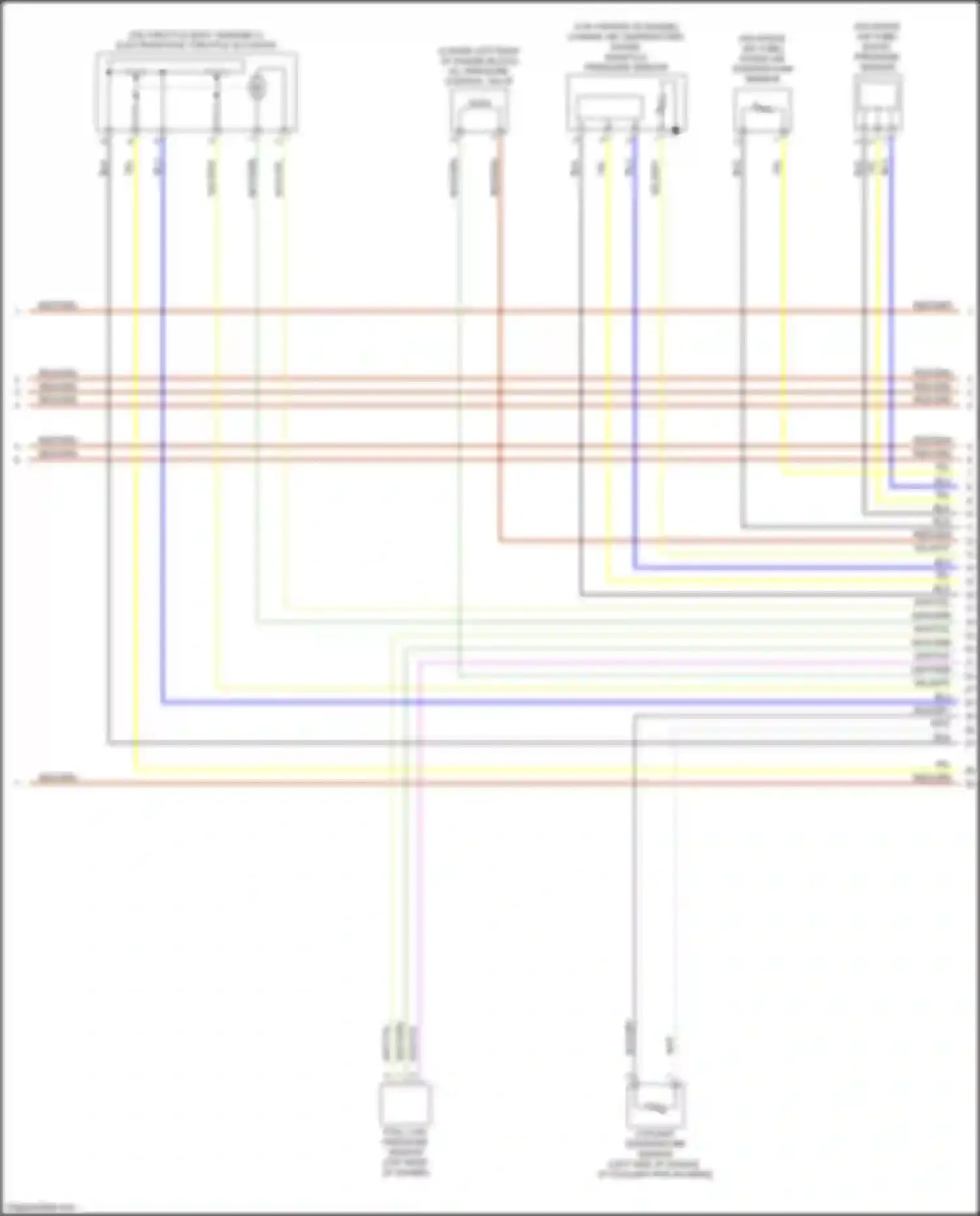 X3 M BMW F97 facelift (2021-2024): Wiring diagram engine performance 3.0l turbo (3 of 7)