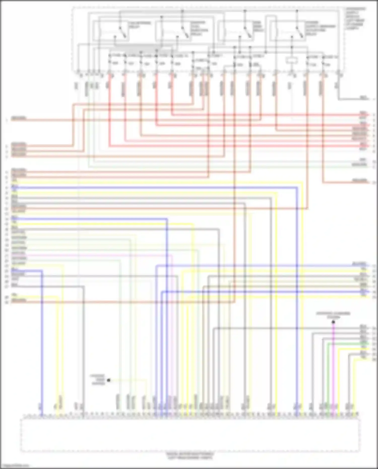 X3 M BMW F97 facelift (2021-2024): Wiring diagram engine performance 3.0l turbo (4 of 7)