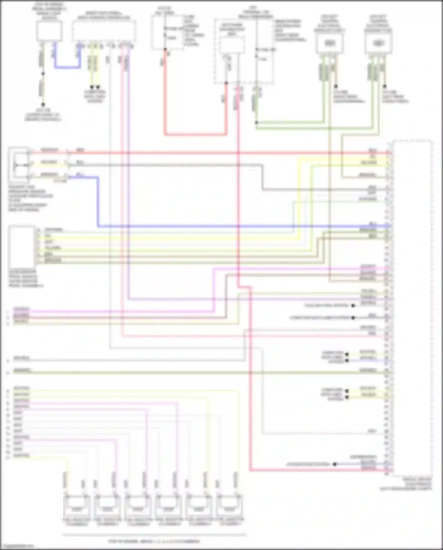X3 M BMW F97 facelift (2021-2024): Wiring diagram engine performance 3.0l turbo (7 of 7)