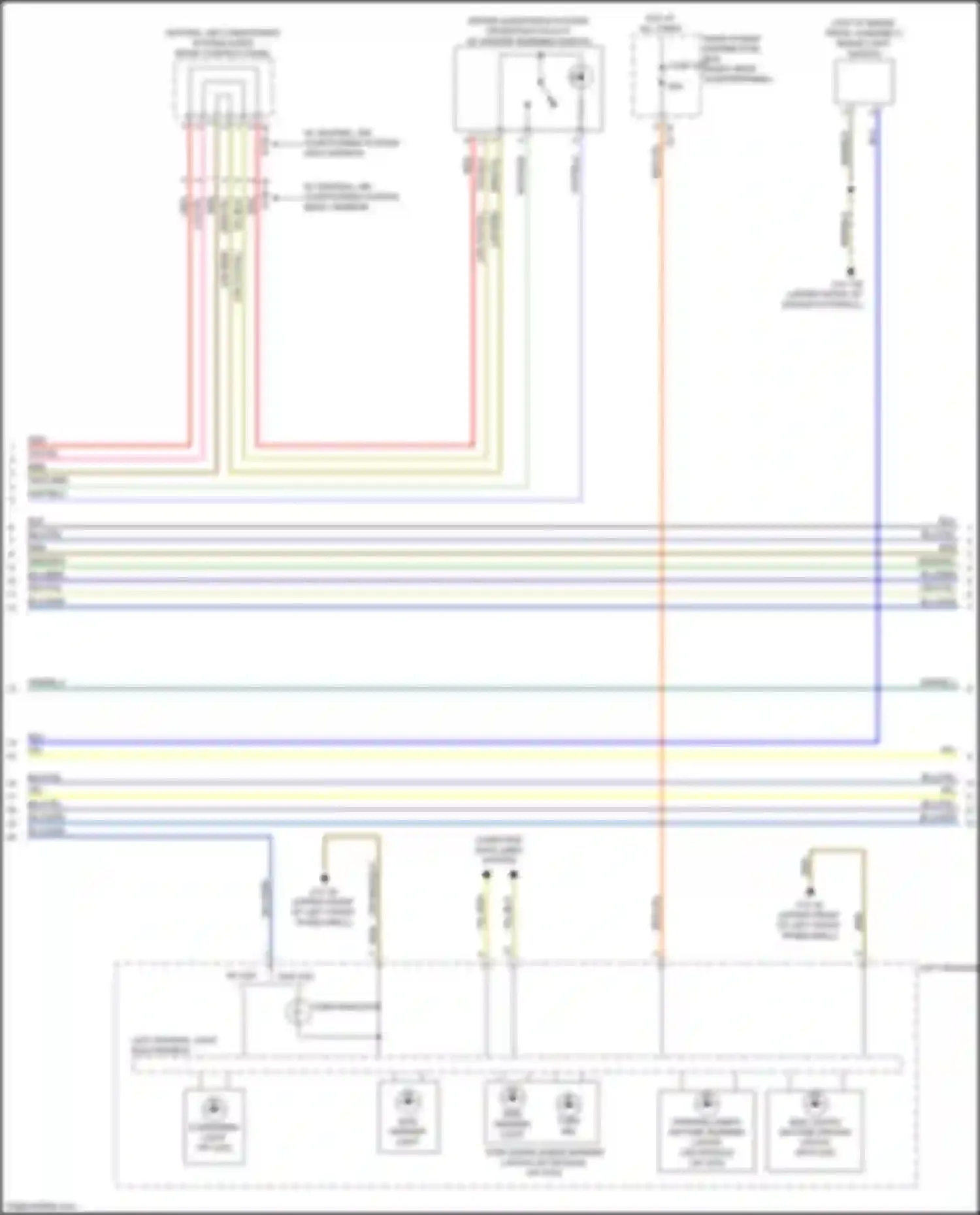 X3 M BMW F97 facelift (2021-2024): Exterior lamps circuit (2 of 4)