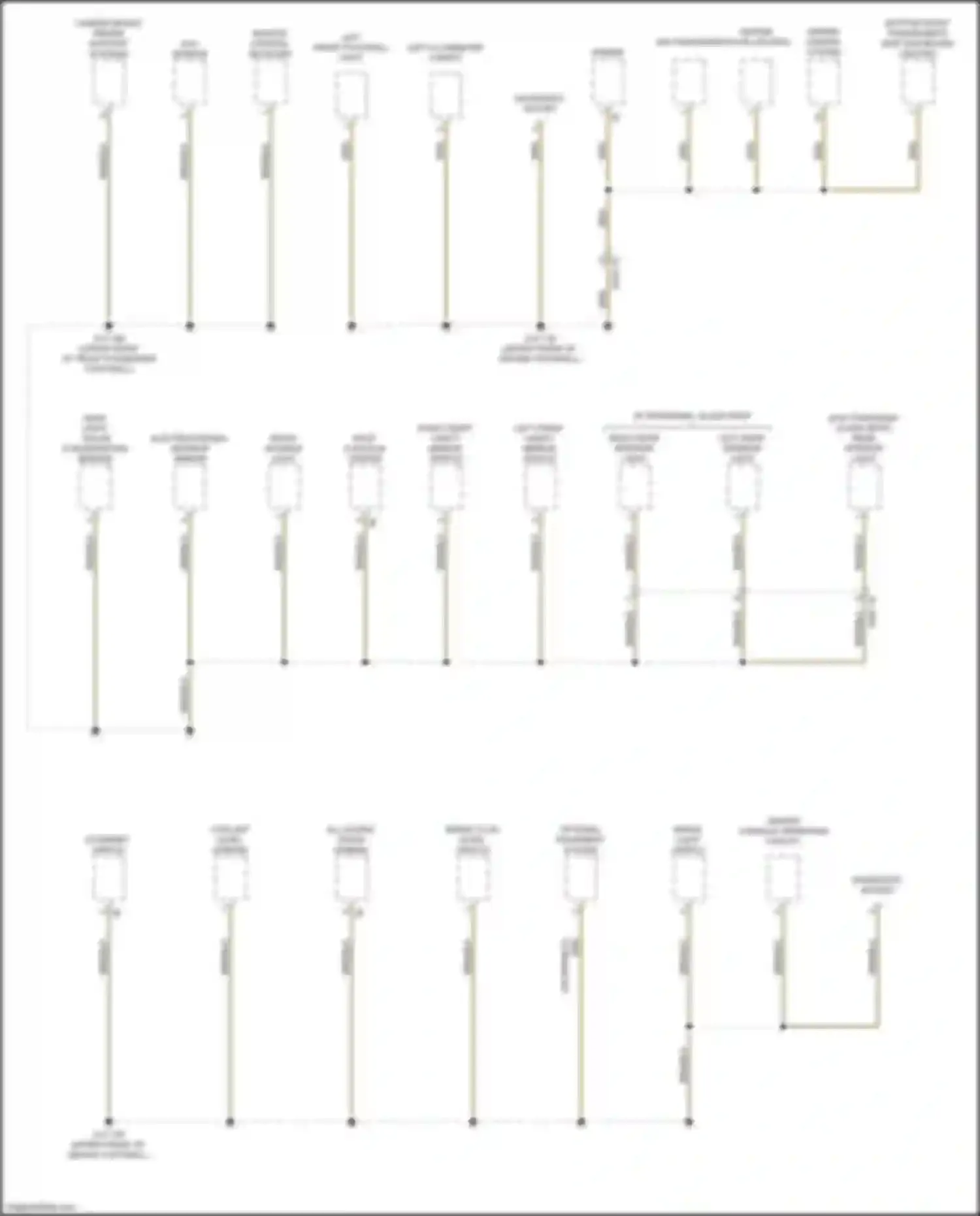 X3 M BMW F97 facelift (2021-2024): Ground distribution circuit (1 of 7)