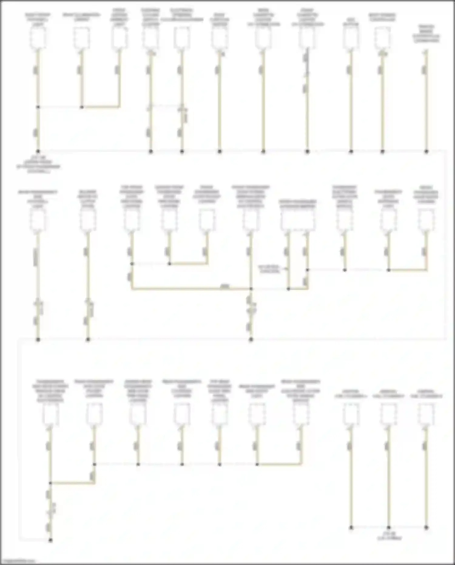 X3 M BMW F97 facelift (2021-2024): Ground distribution circuit (2 of 7)