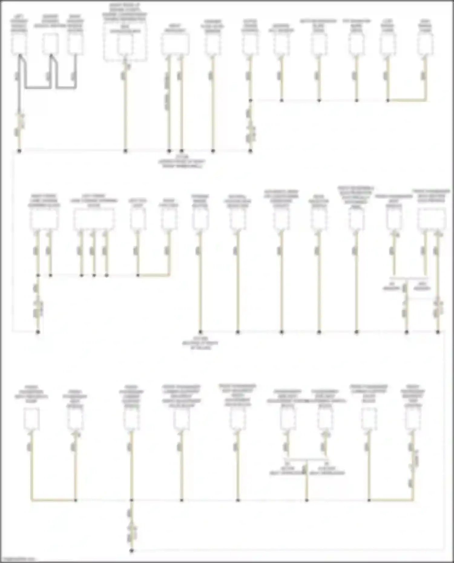 X3 M BMW F97 facelift (2021-2024): Ground distribution circuit (4 of 7)