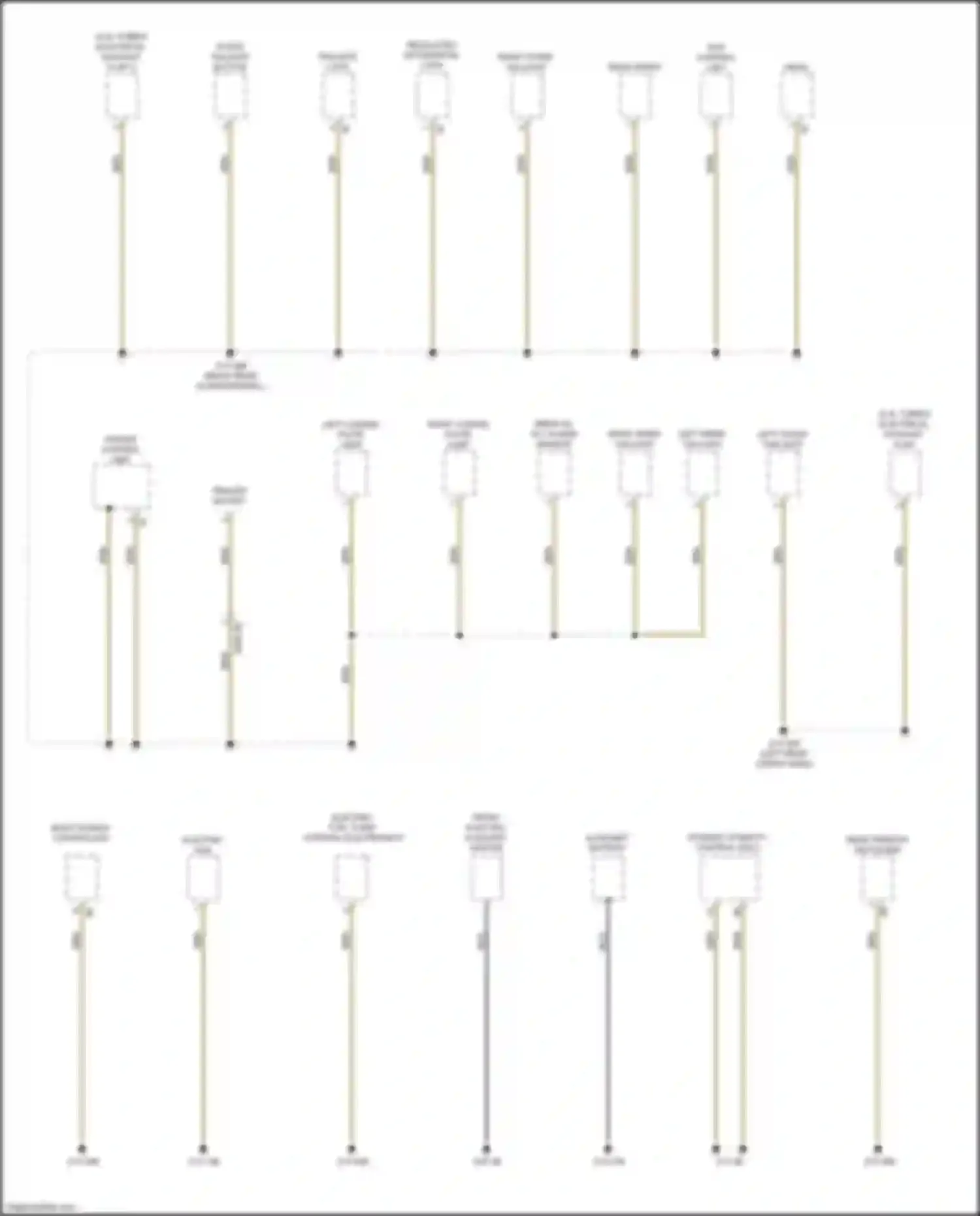 X3 M BMW F97 facelift (2021-2024): Ground distribution circuit (7 of 7)