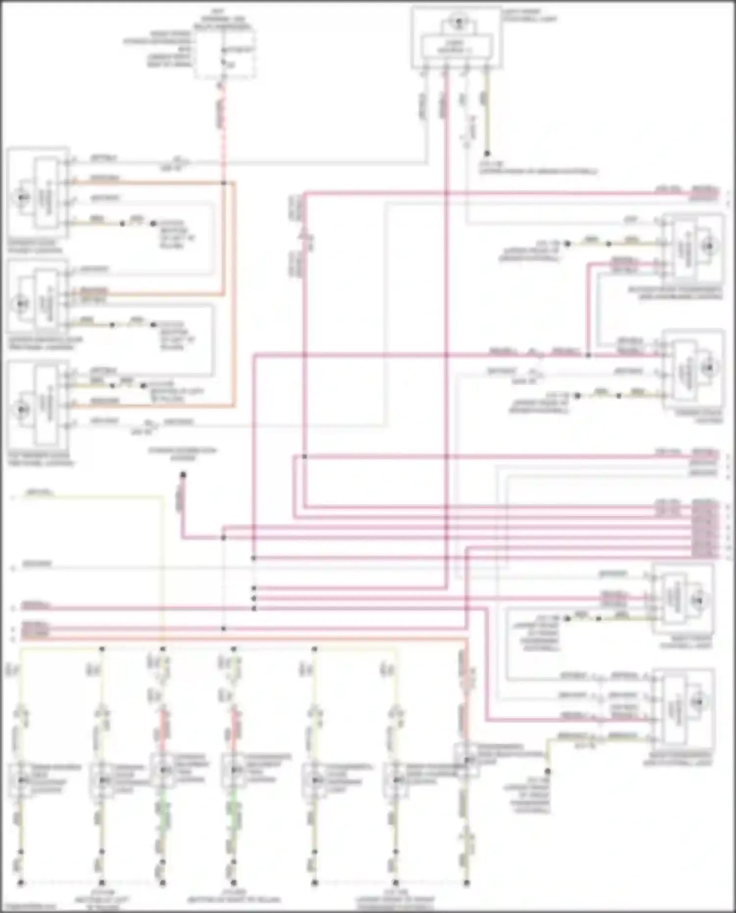 X3 M BMW F97 facelift (2021-2024): Courtesy lamps circuit (3 of 4)