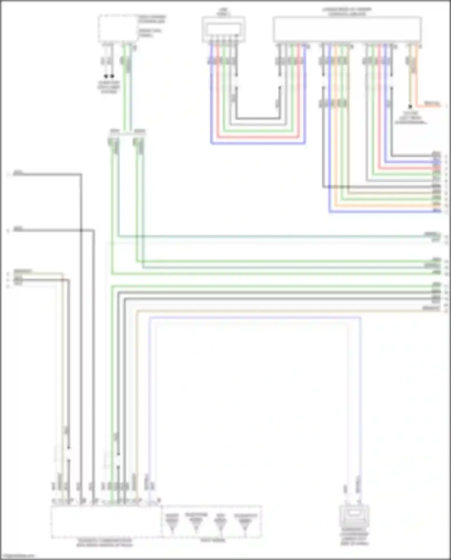 X3 M BMW F97 facelift (2021-2024): Navigation circuit, w/o hifi radio & active sound design (3 of 4)