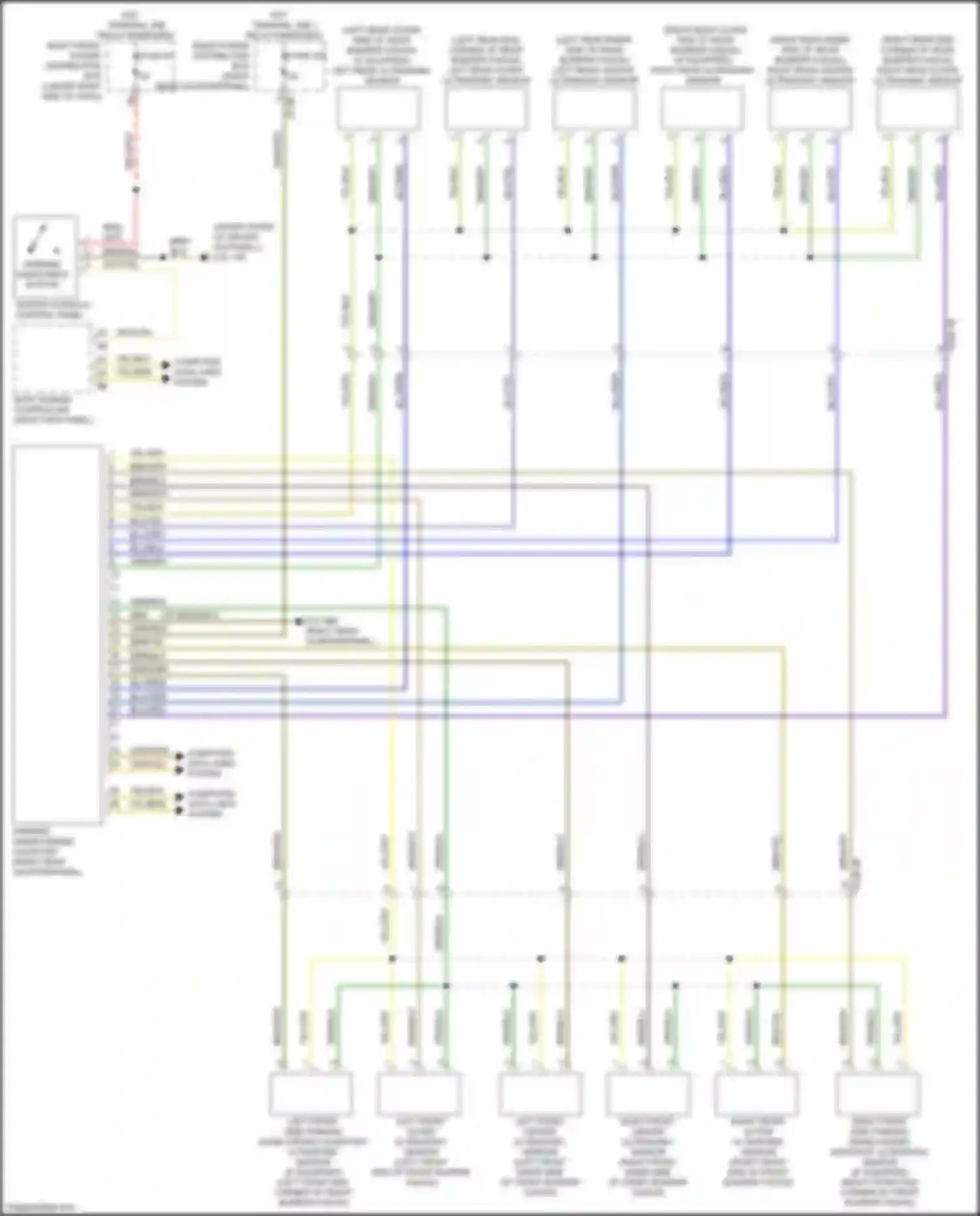 X3 M BMW F97 facelift (2021-2024): Parking assistant circuit