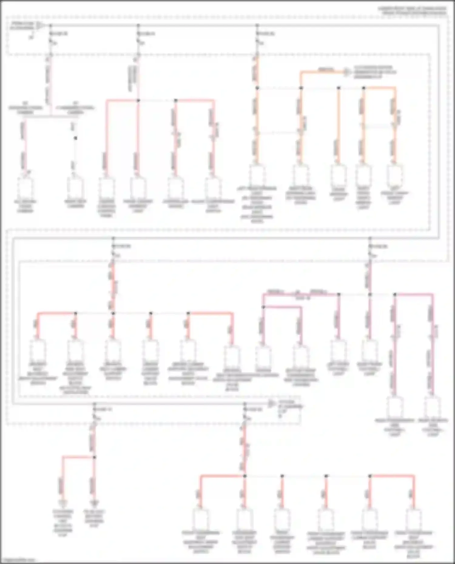 X3 M BMW F97 facelift (2021-2024): Power distribution circuit (4 of 9)