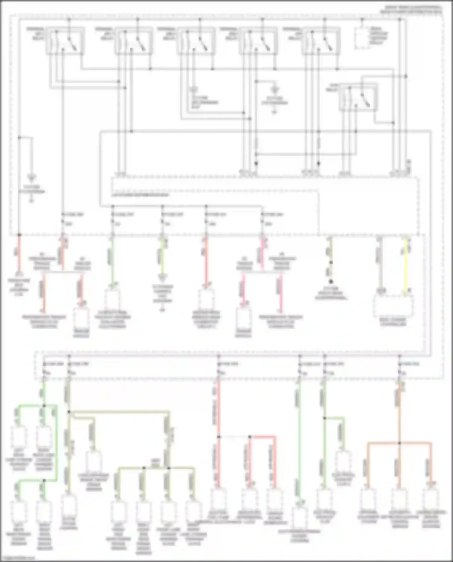 X3 M BMW F97 facelift (2021-2024): Power distribution circuit (6 of 9)