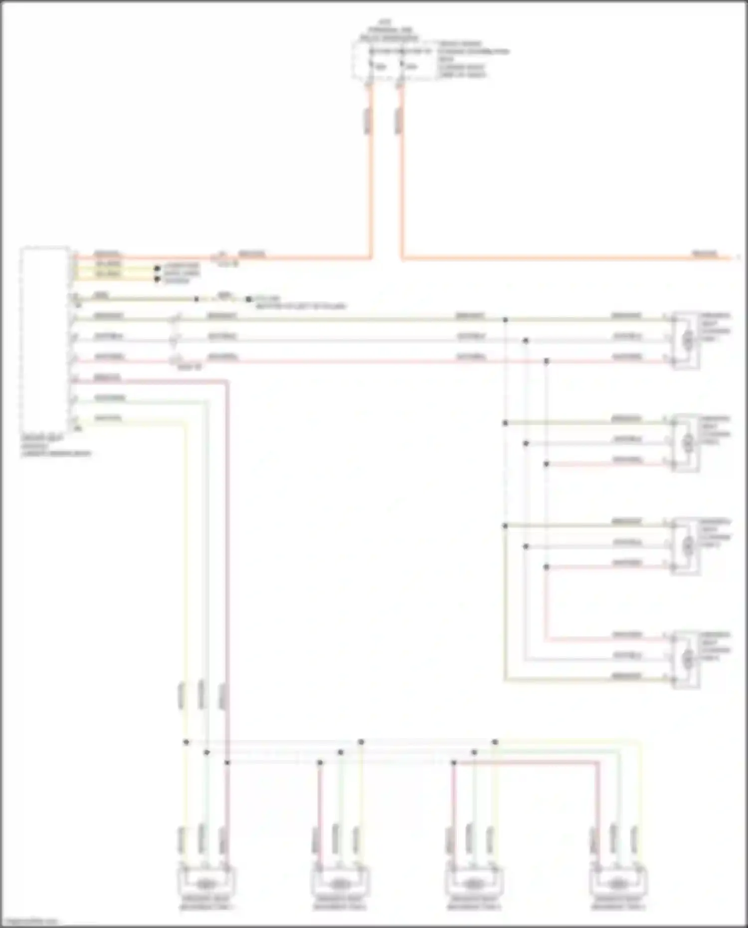 X3 M BMW F97 facelift (2021-2024): Seat ventilation circuit (1 of 2)
