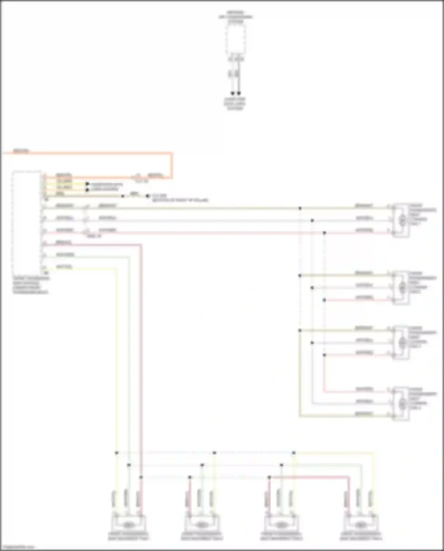 X3 M BMW F97 facelift (2021-2024): Seat ventilation circuit (2 of 2)