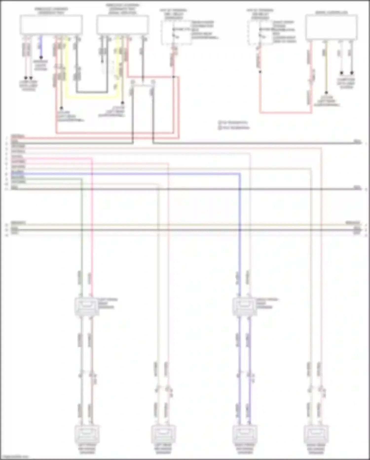 X3 M BMW F97 facelift (2021-2024): Base radio circuit, w/o active sound design (2 of 4)
