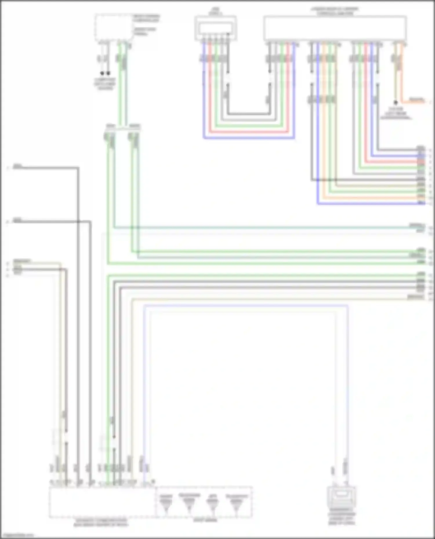 X3 M BMW F97 facelift (2021-2024): Base radio circuit, w/o active sound design (3 of 4)