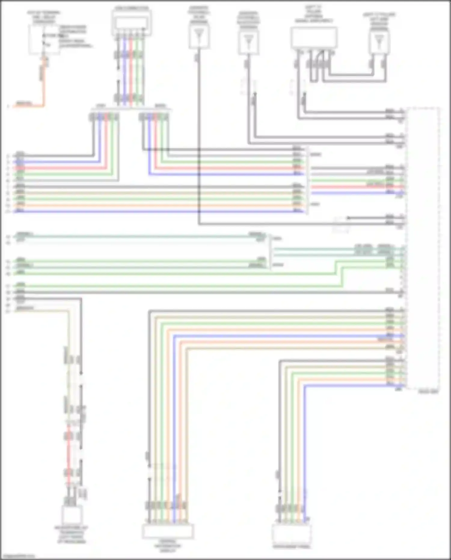 X3 M BMW F97 facelift (2021-2024): Base radio circuit, w/o active sound design (4 of 4)