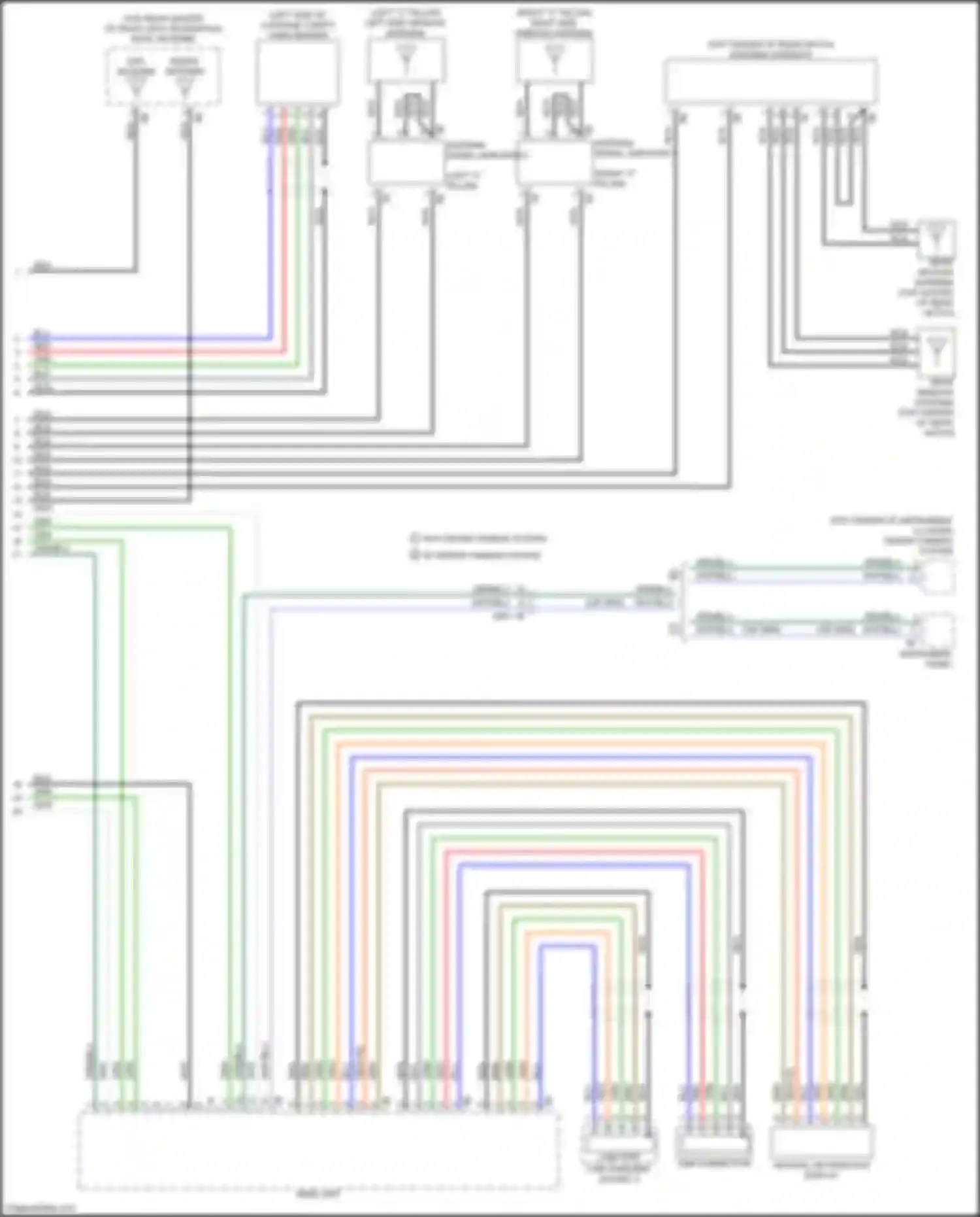 X3 M BMW F97 facelift (2021-2024): Receiver audio module circuit, base (3 of 3)