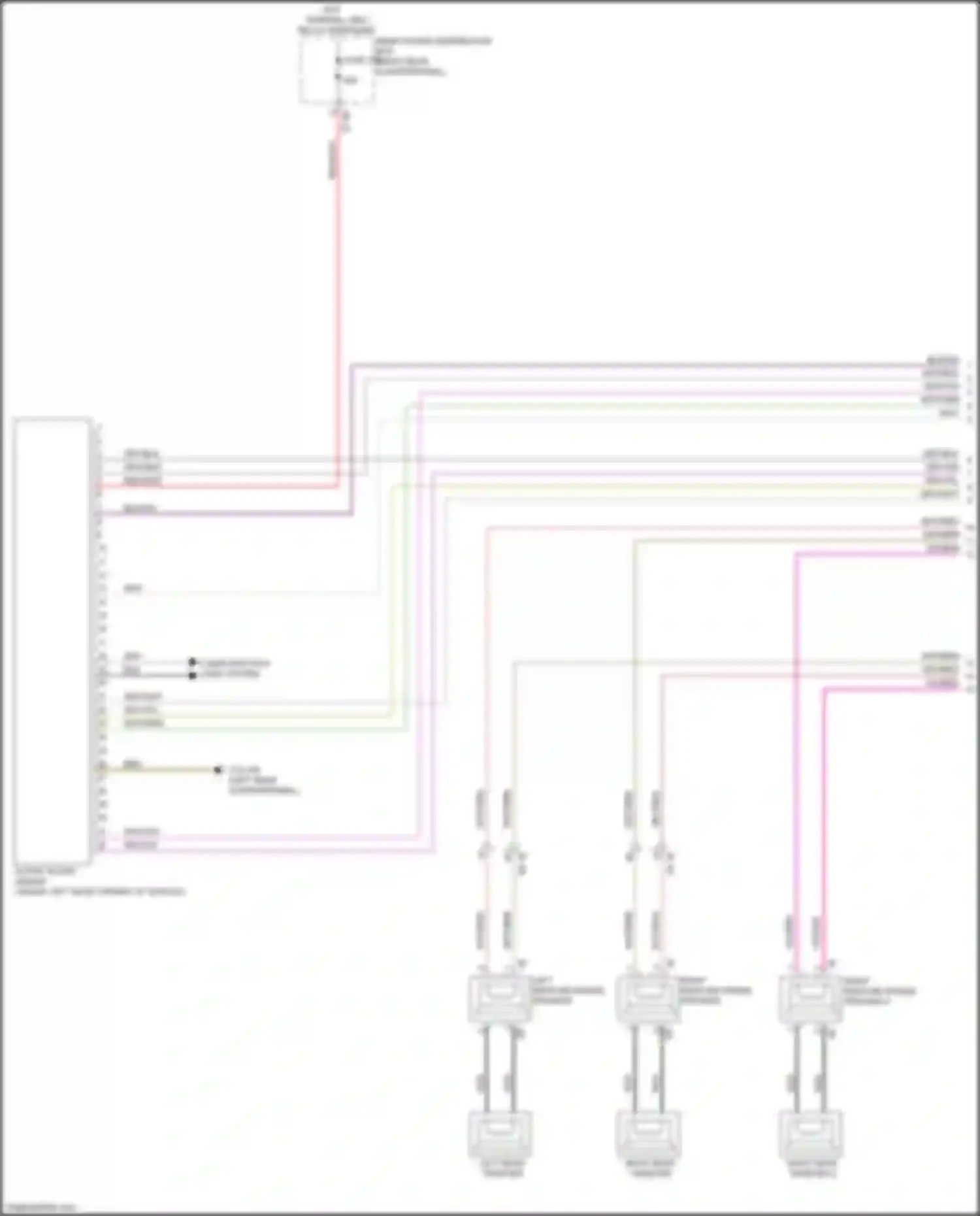 X3 M BMW F97 facelift (2021-2024): Top hifi radio circuit (1 of 2)