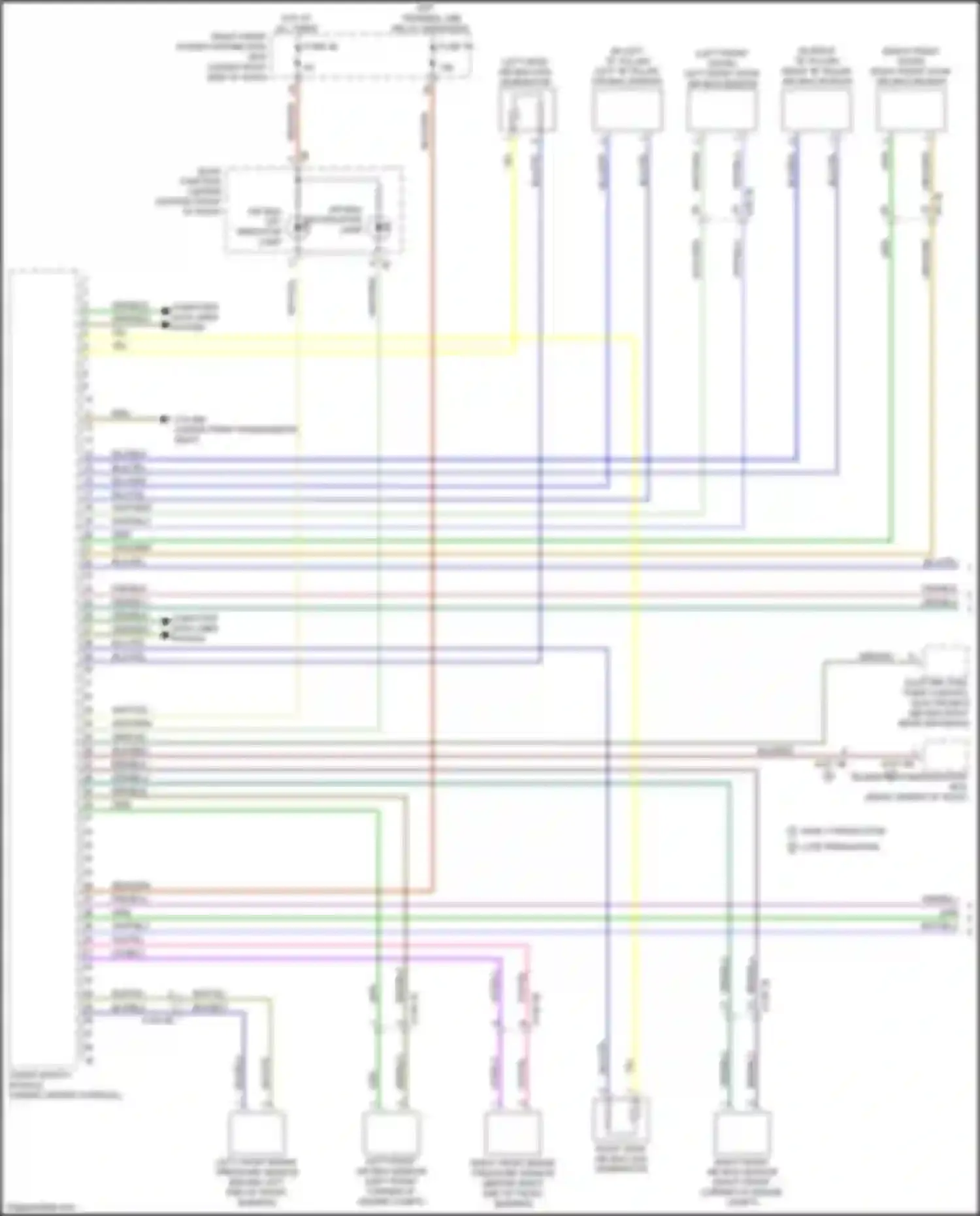 X3 M BMW F97 facelift (2021-2024): Supplemental restraints circuit (1 of 4)