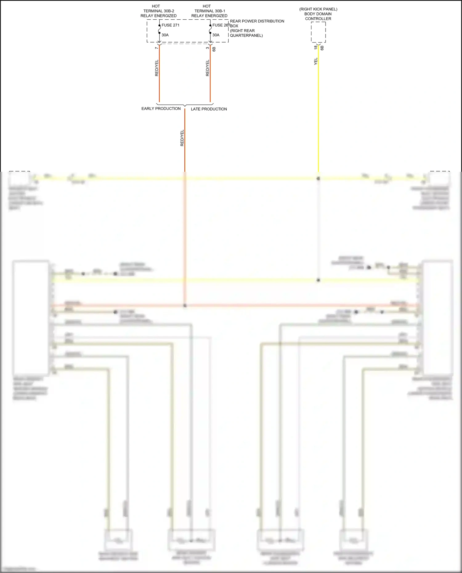 Wiring diagram body domain controller for BMW X3 M F97 facelift (2021-2024) (48 of 48)
