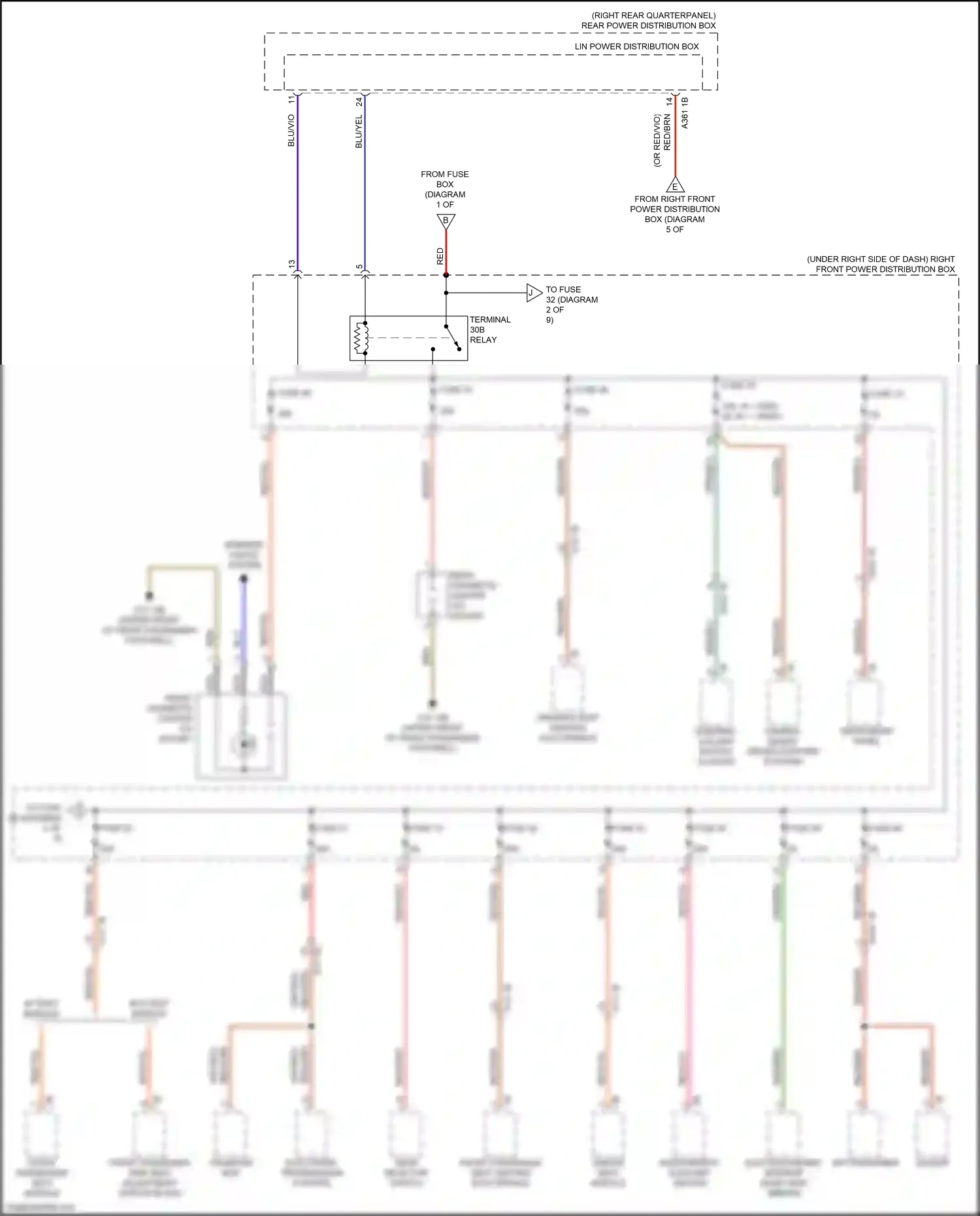 Wiring diagram camera based driver support systems for BMW X3 M F97 facelift (2021-2024) (4 of 5)