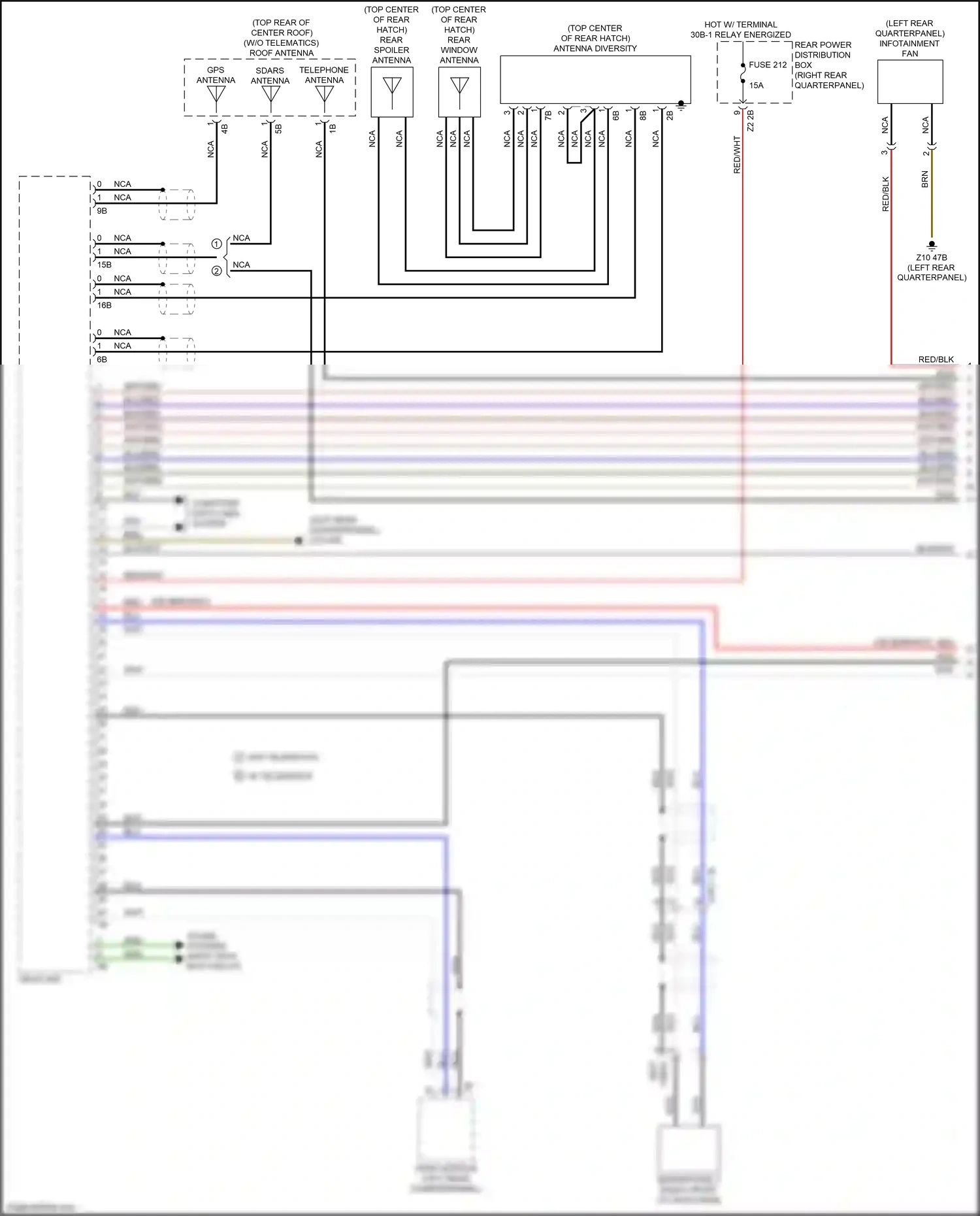Wiring diagram computer data lines system for BMW X3 M F97 facelift (2021-2024) (48 of 103)
