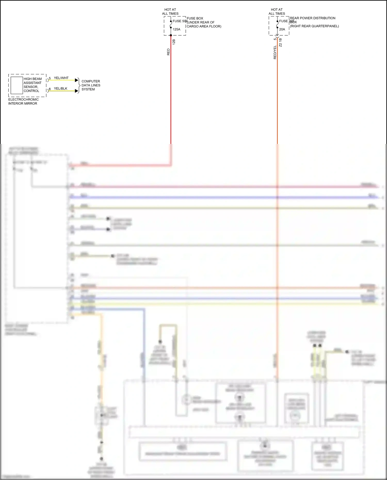 Wiring diagram computer data lines system for BMW X3 M F97 facelift (2021-2024) (24 of 103)